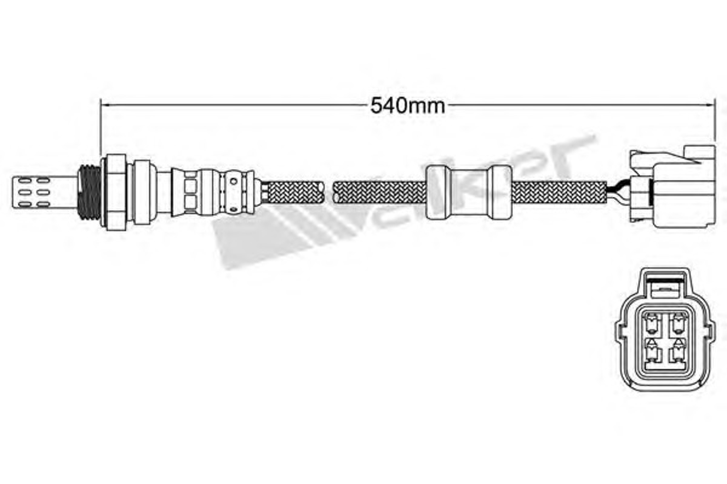 Лямбда-зонд WALKER PRODUCTS 250-24429