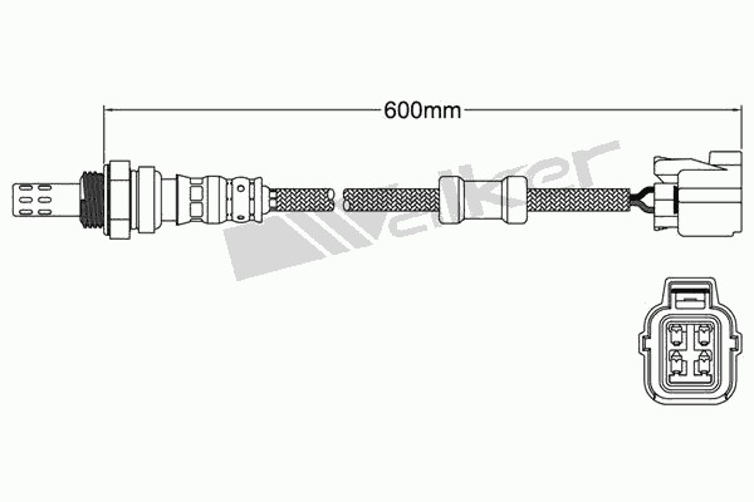 Лямбда-зонд WALKER PRODUCTS 250-24446