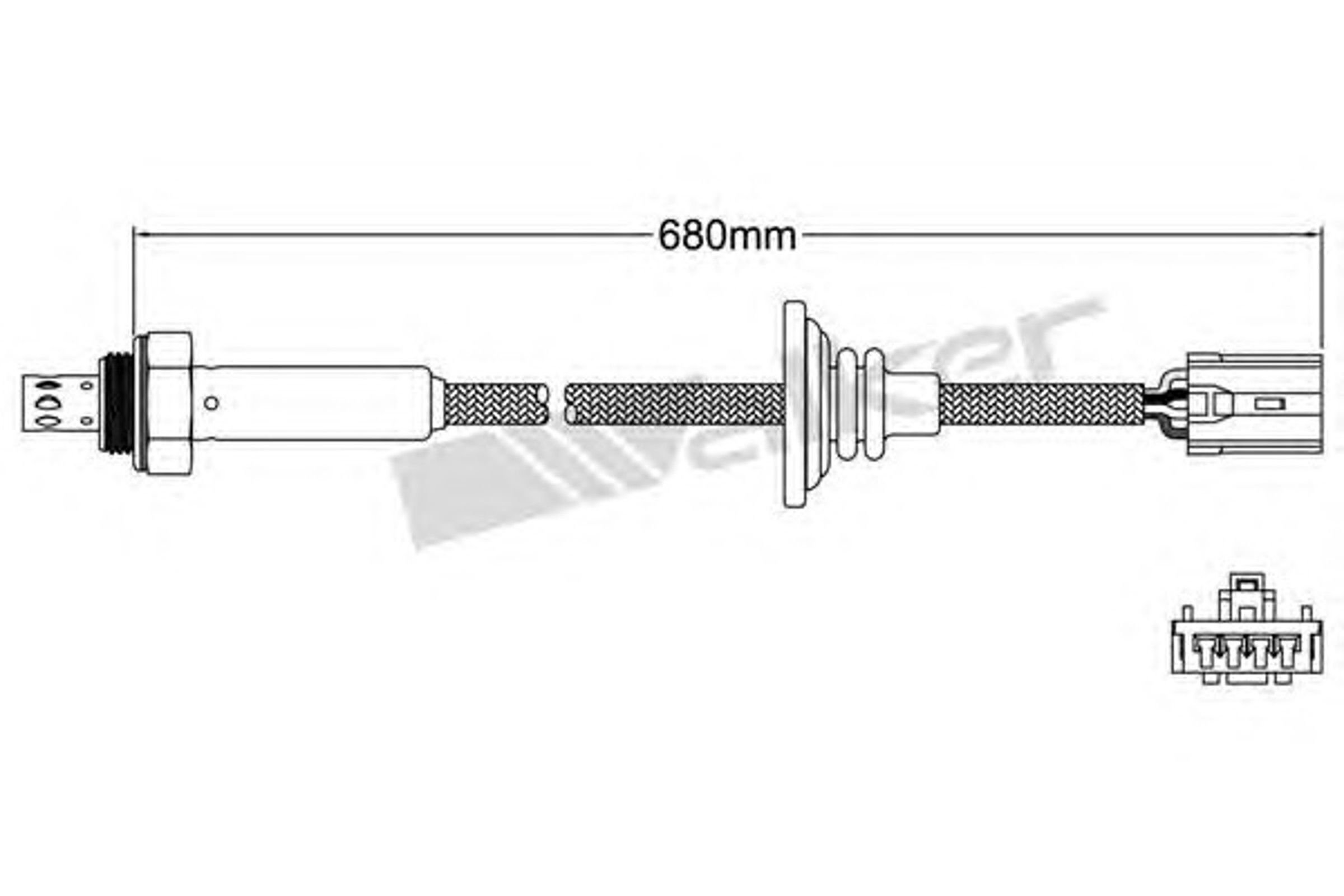 Лямбда-зонд WALKER PRODUCTS 250-24535