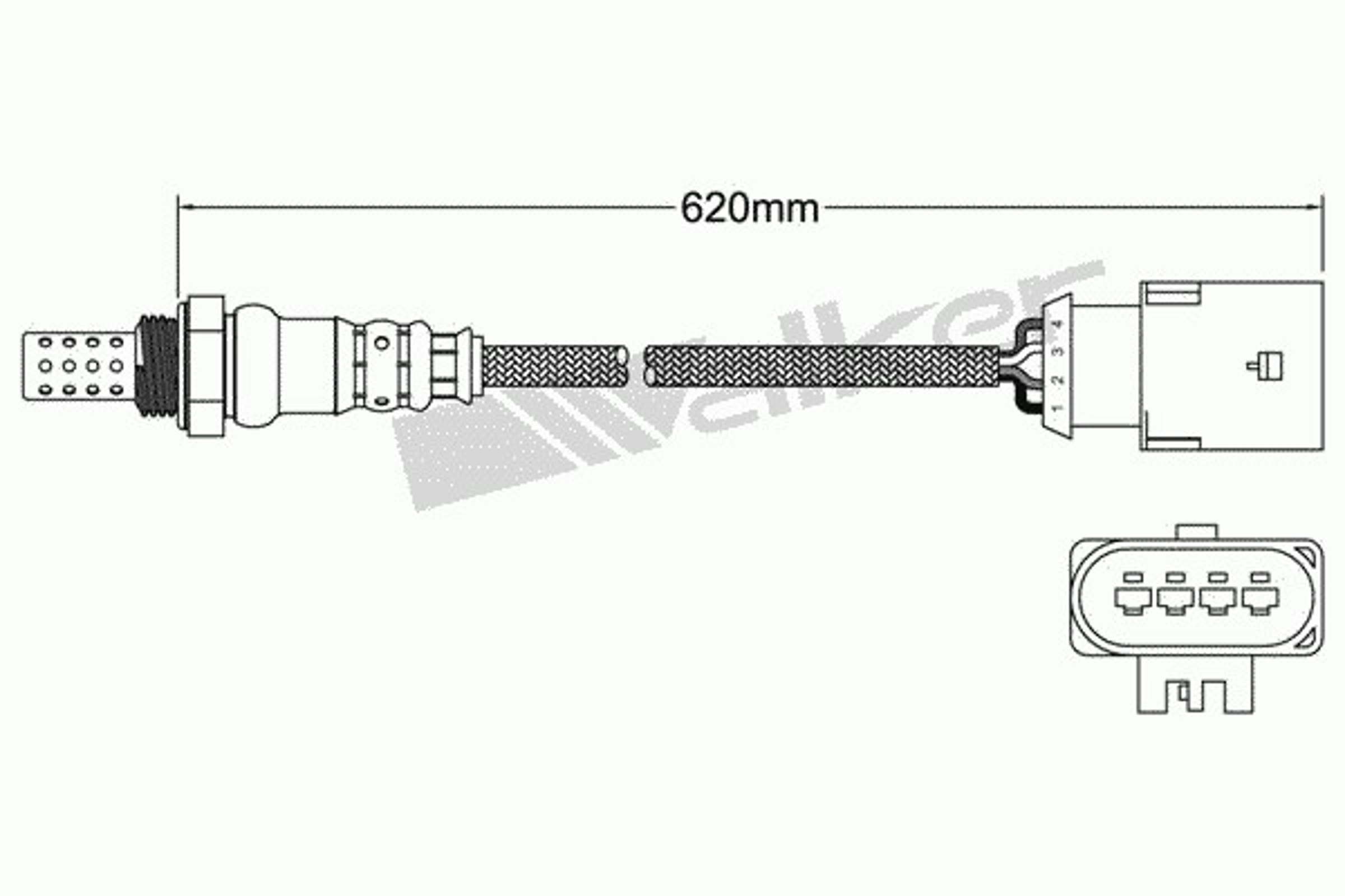 Лямбда-зонд WALKER PRODUCTS 250-24538