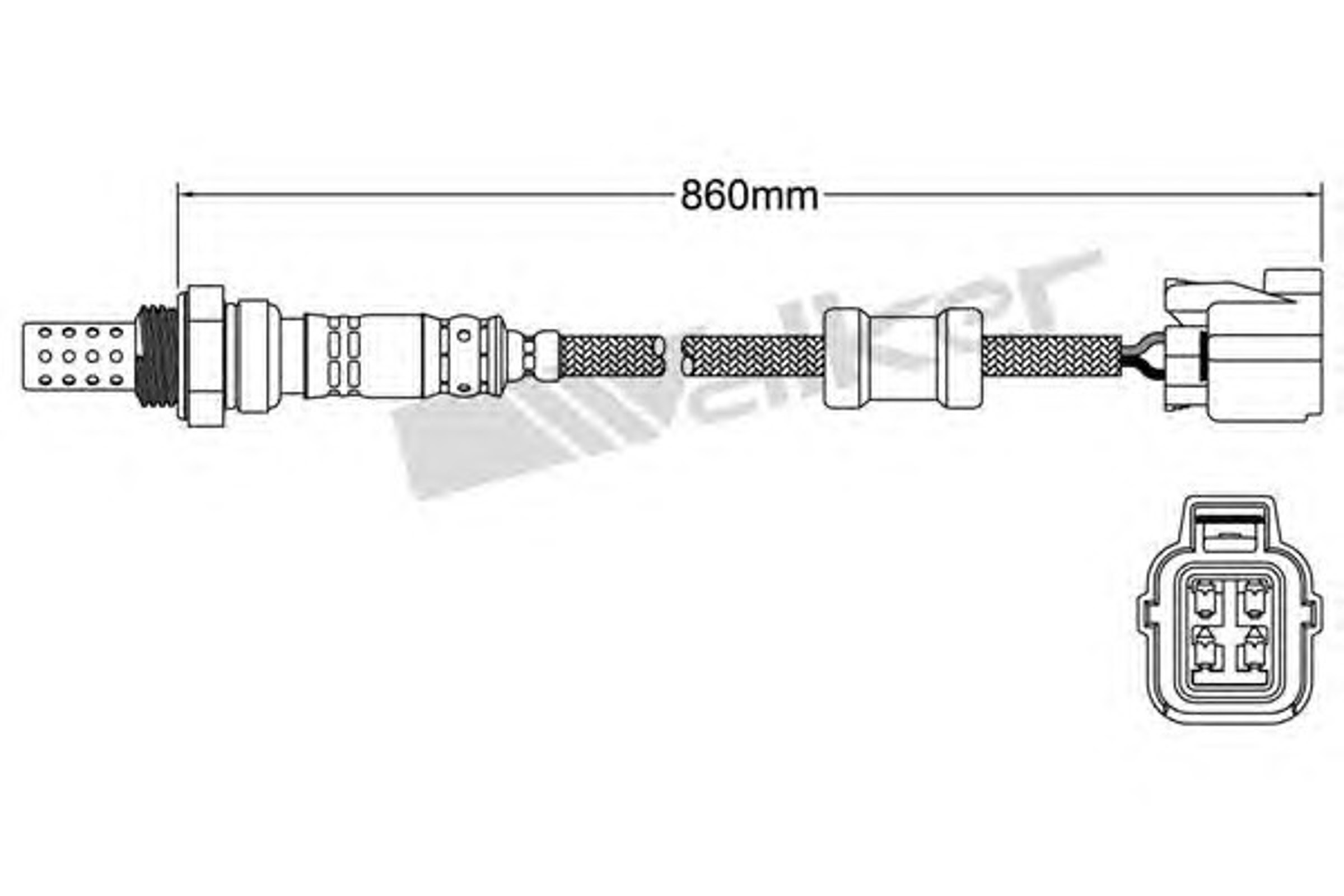 Лямбда-зонд WALKER PRODUCTS 250-24601