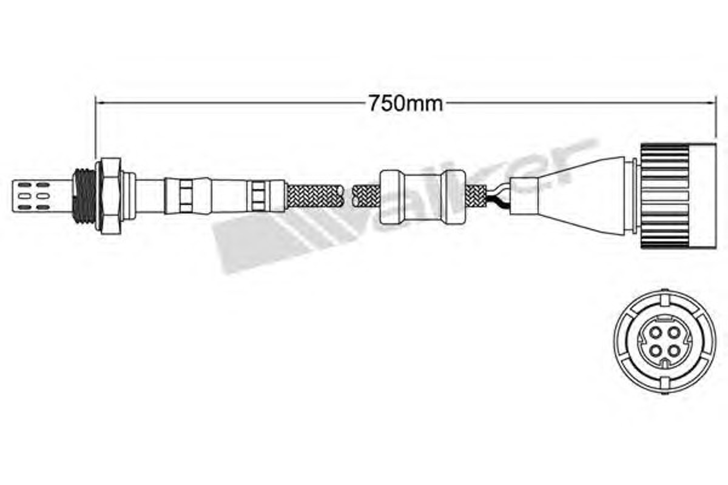 Лямбда-зонд WALKER PRODUCTS 250-24613