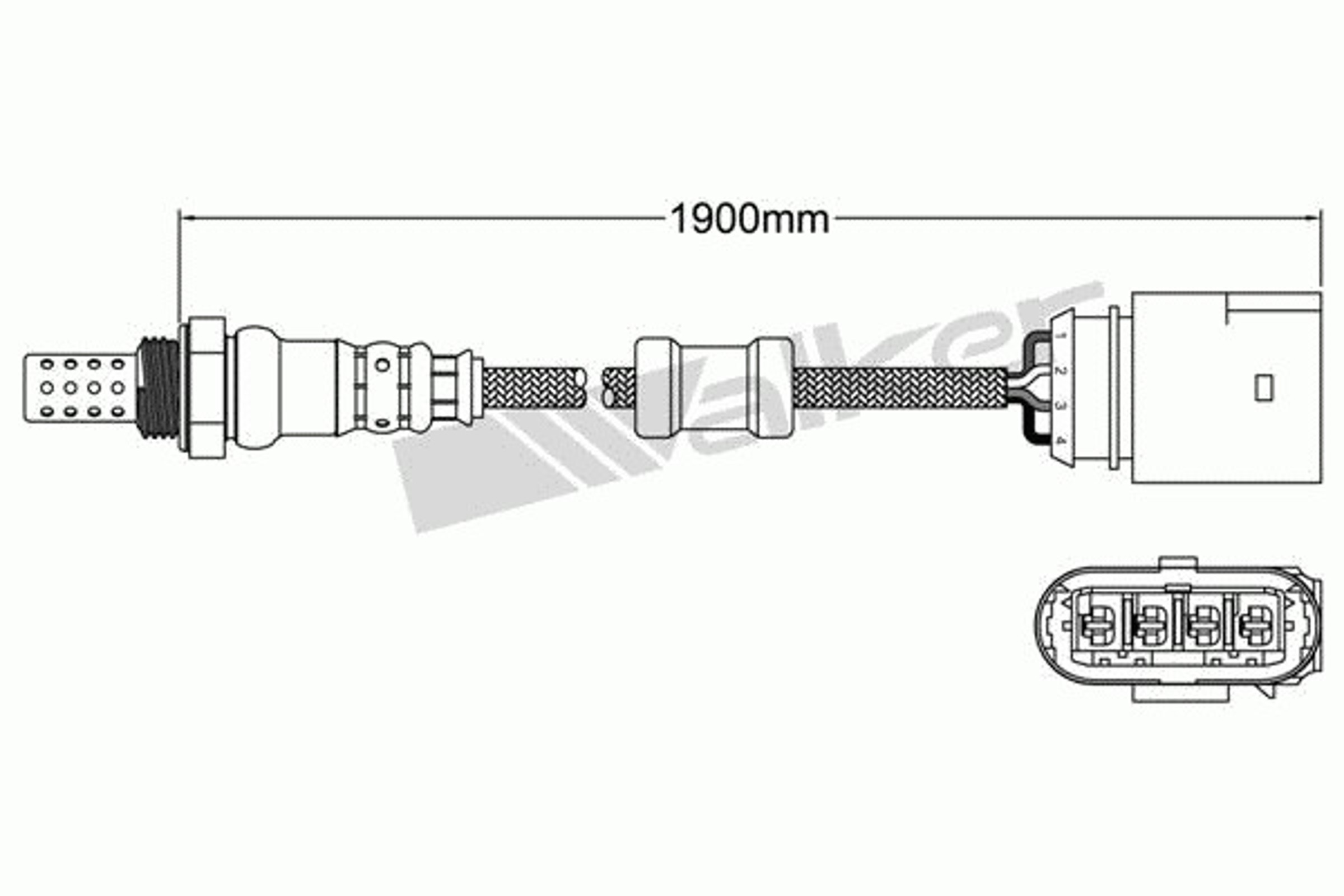 Лямбда-зонд WALKER PRODUCTS 250-24689