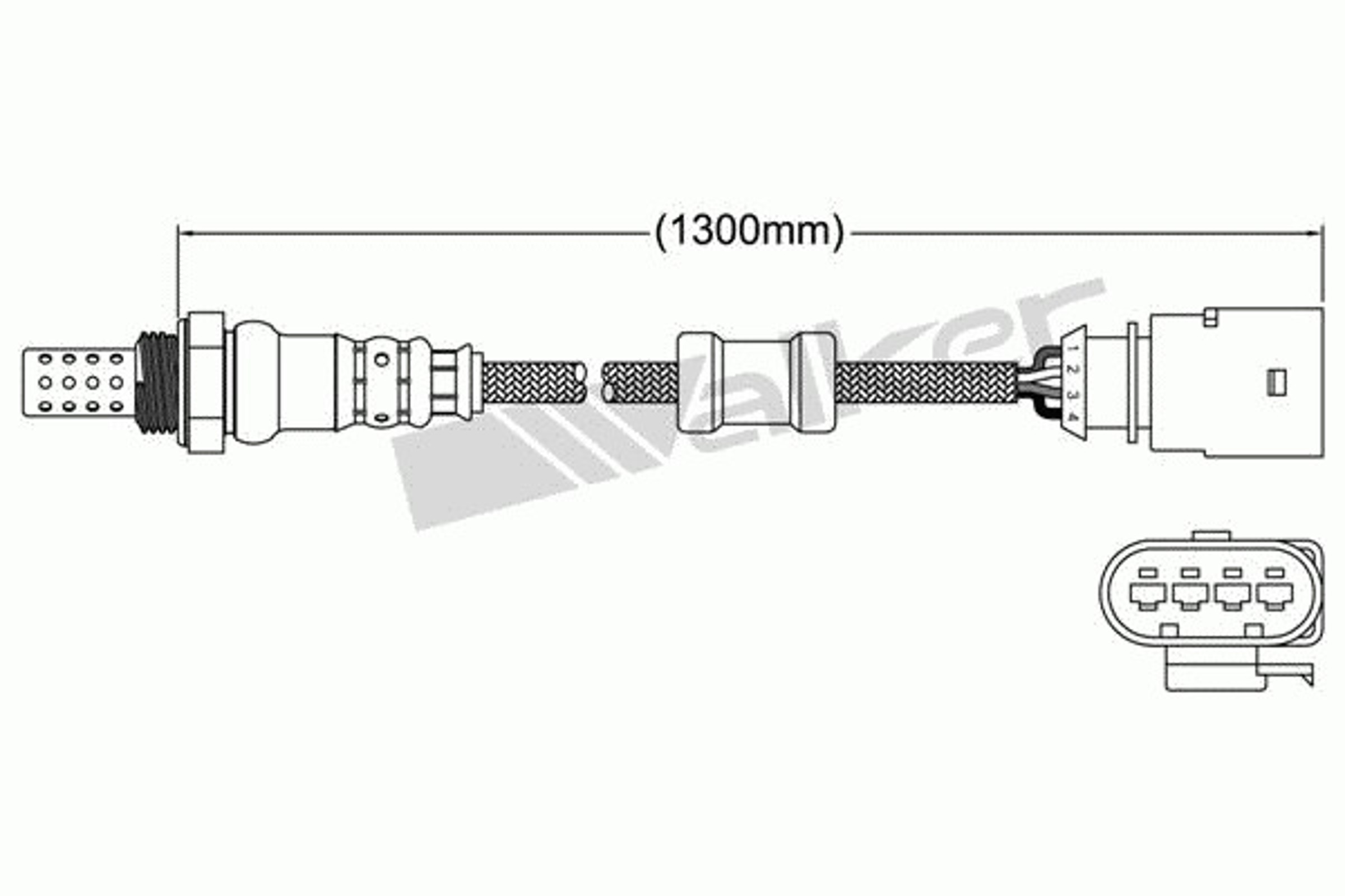 Лямбда-зонд WALKER PRODUCTS 250-24717