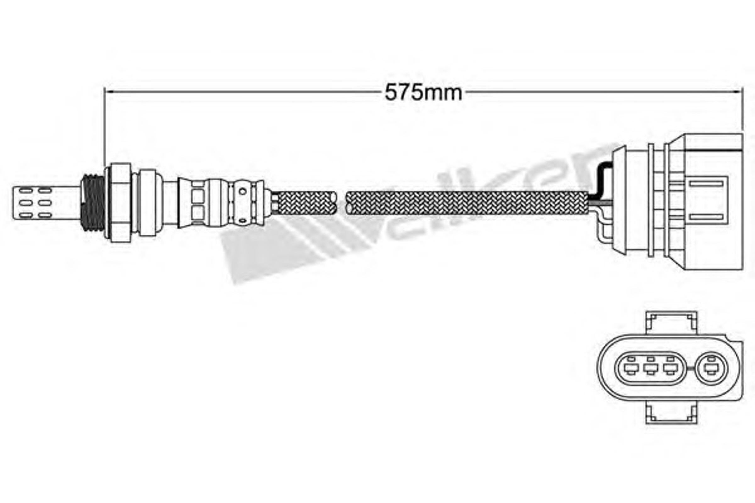 Лямбда-зонд WALKER PRODUCTS 250-24719