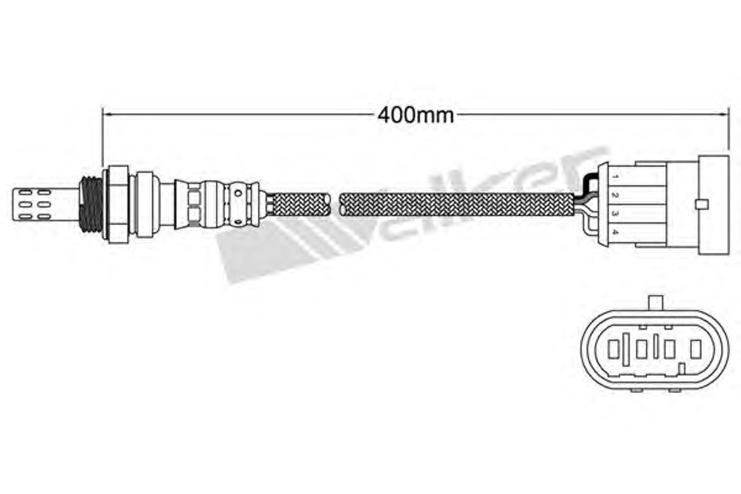 Лямбда-зонд WALKER PRODUCTS 250-24721