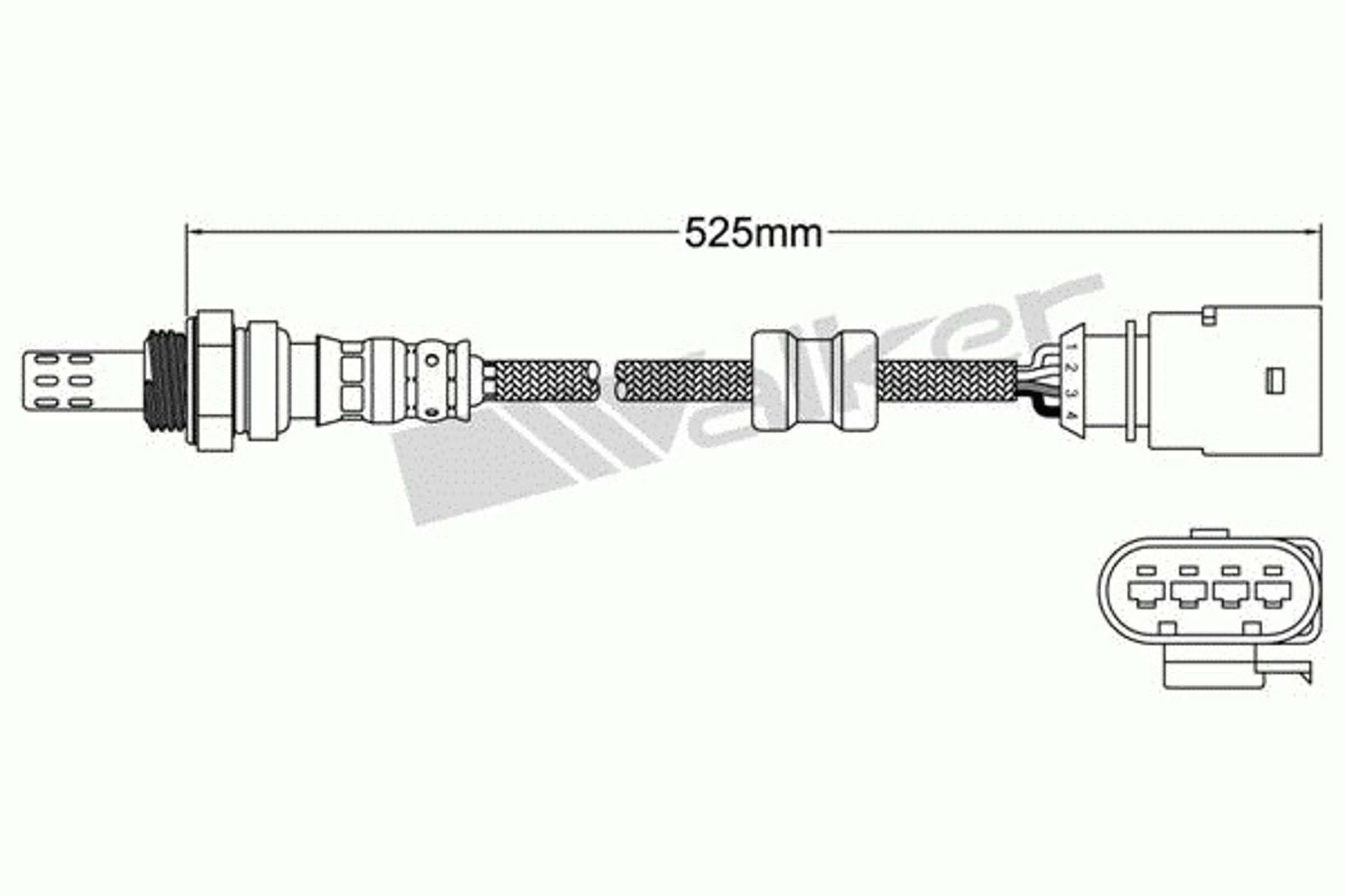Лямбда-зонд WALKER PRODUCTS 250-24753