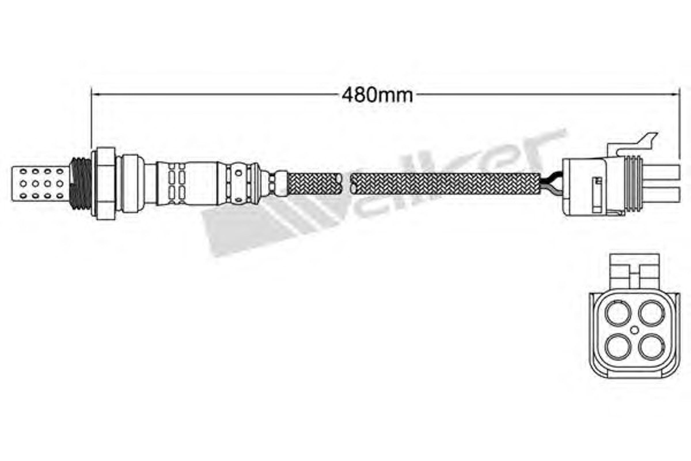 Лямбда-зонд WALKER PRODUCTS 250-24829