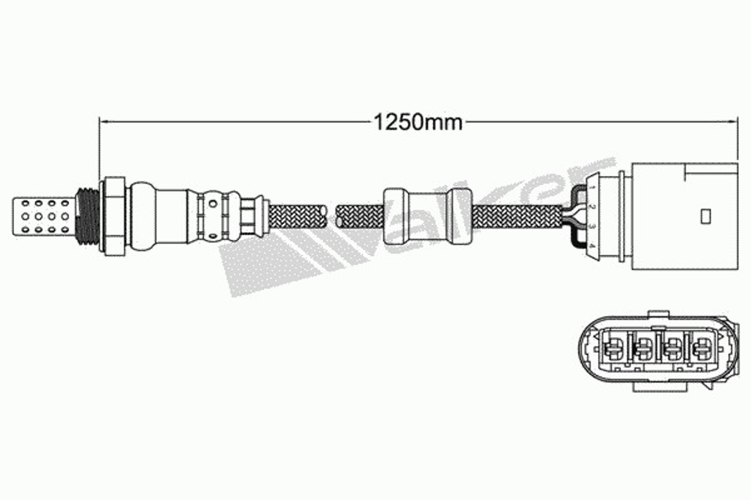 Лямбда-зонд WALKER PRODUCTS 250-24843