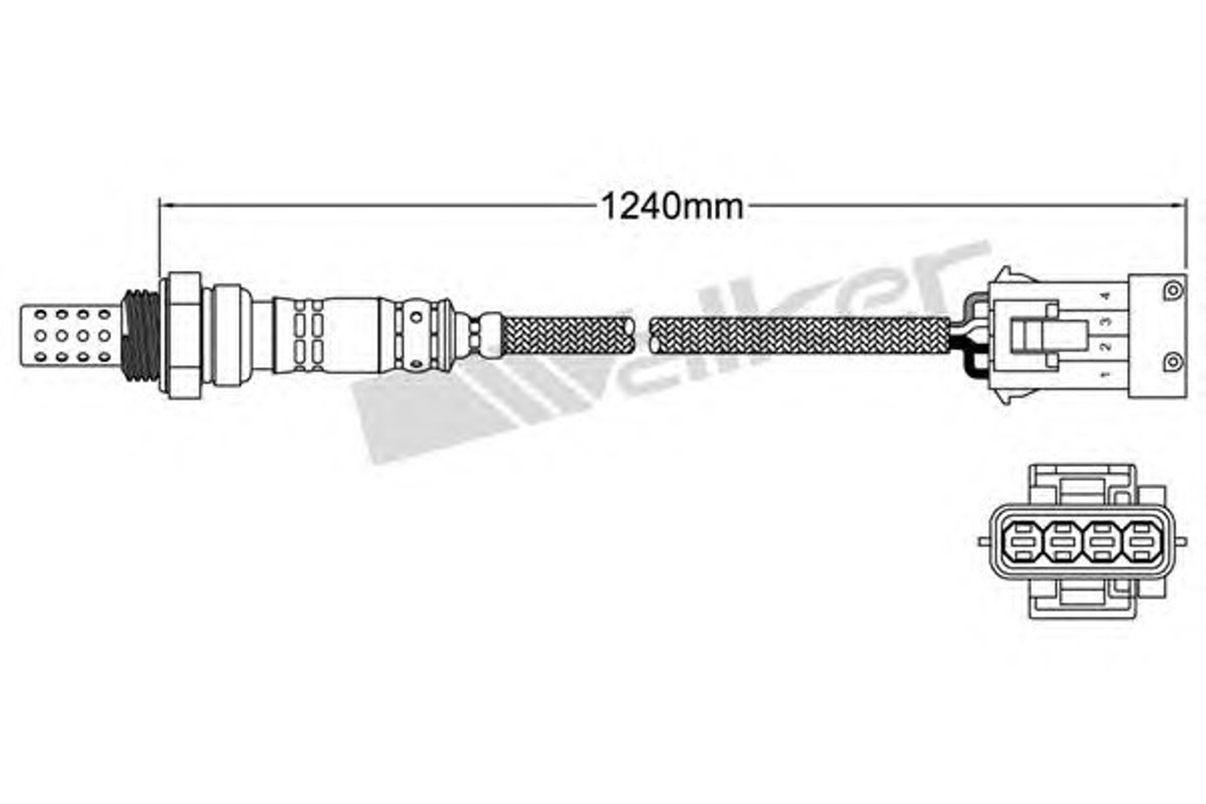 Лямбда-зонд WALKER PRODUCTS 250-24527
