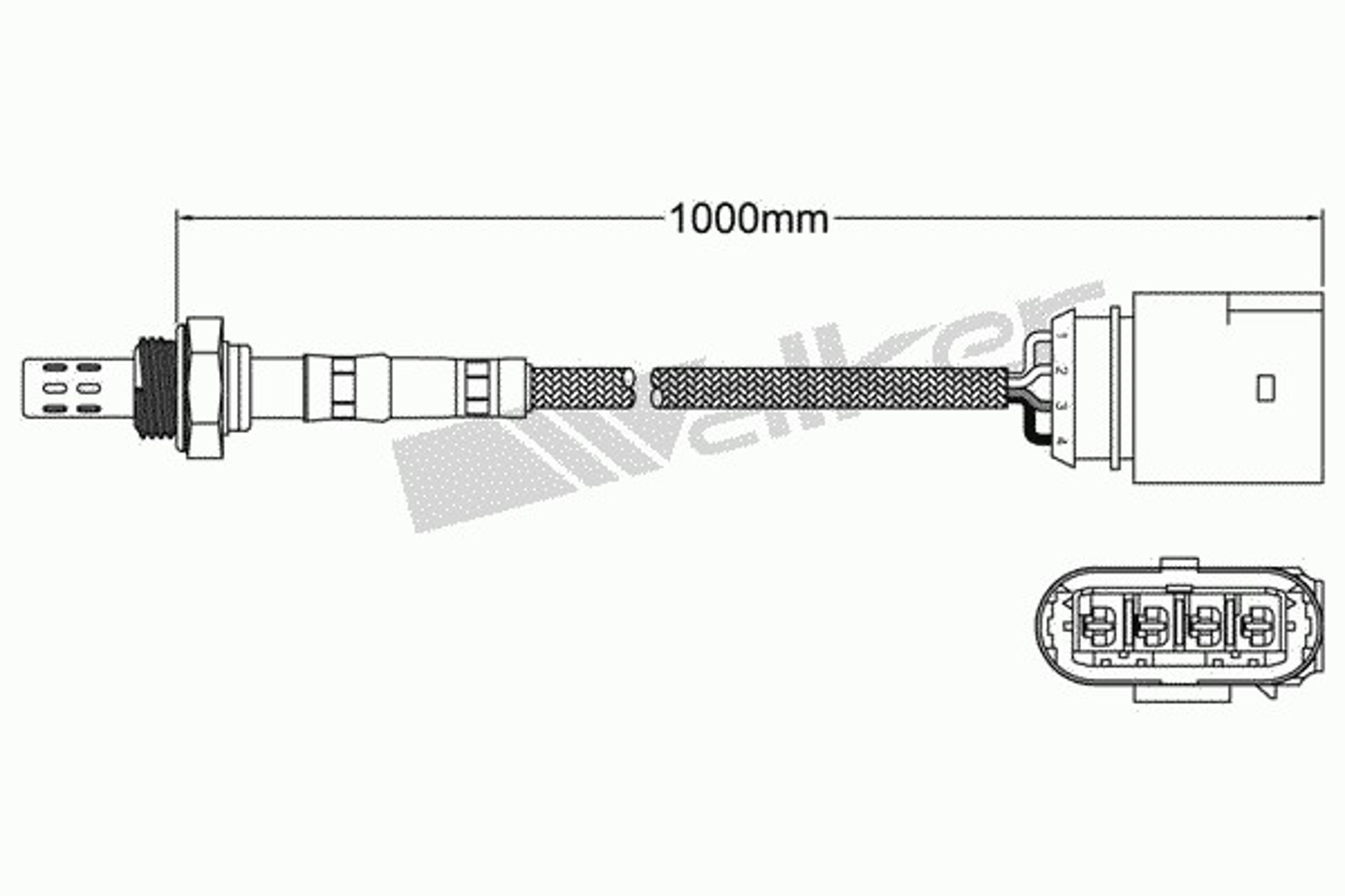 Лямбда-зонд WALKER PRODUCTS 250-24582