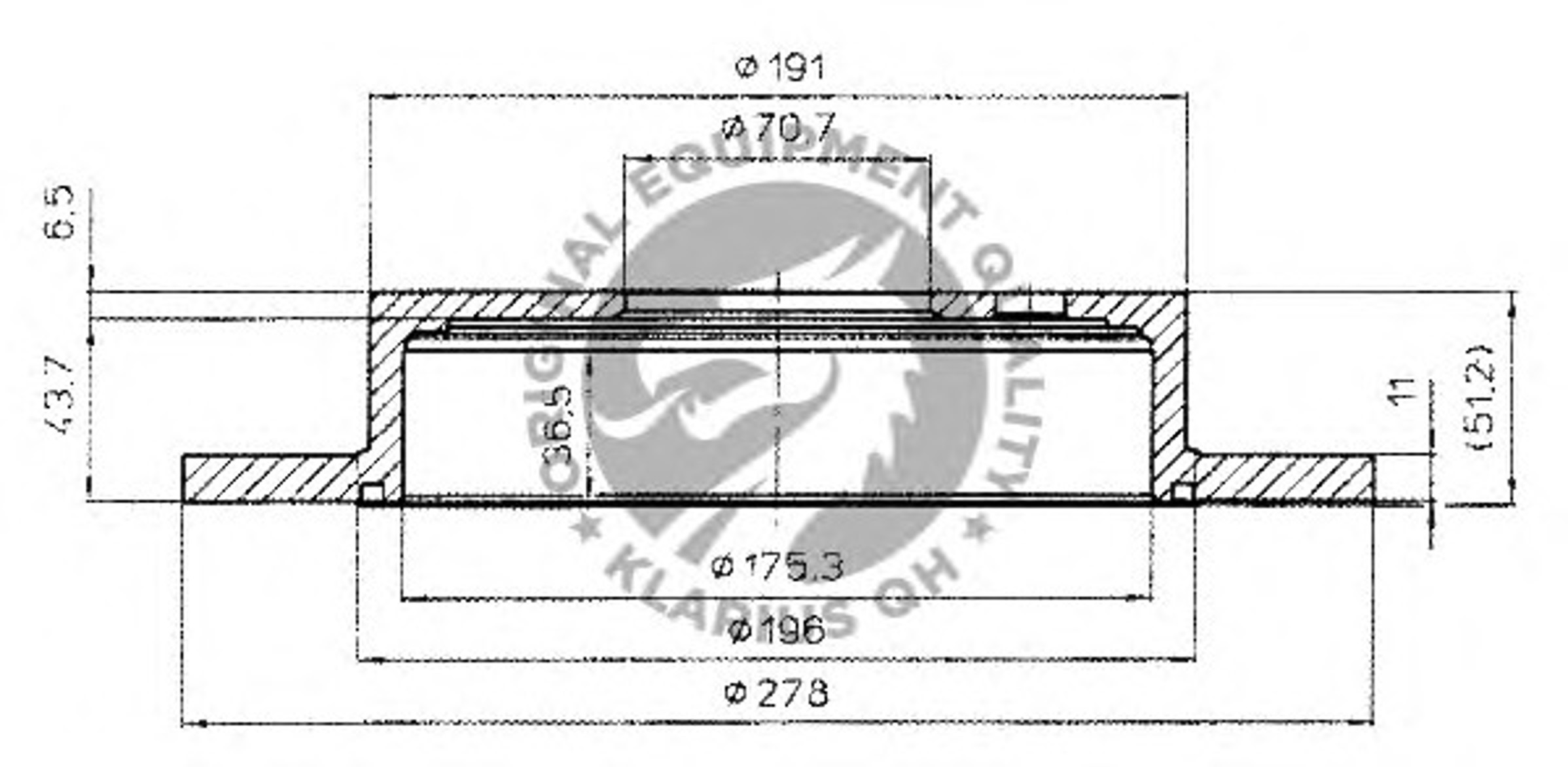 BSF4798 WIX FILTERS Диск тормозной