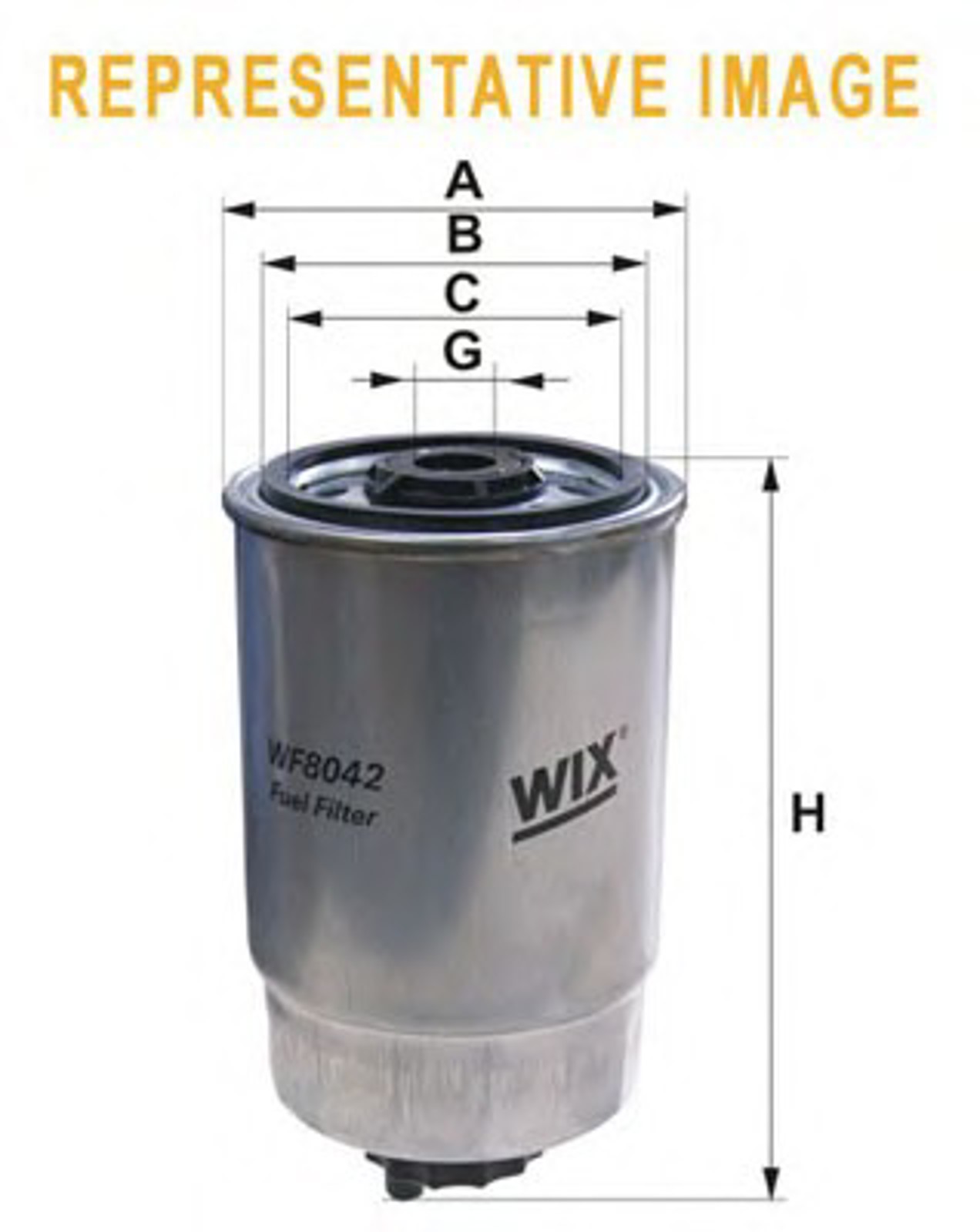 Фильтр топливный WIX WF8361