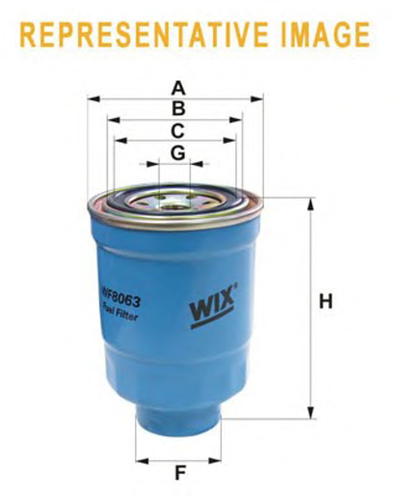Фильтр топливный WIX WF8419