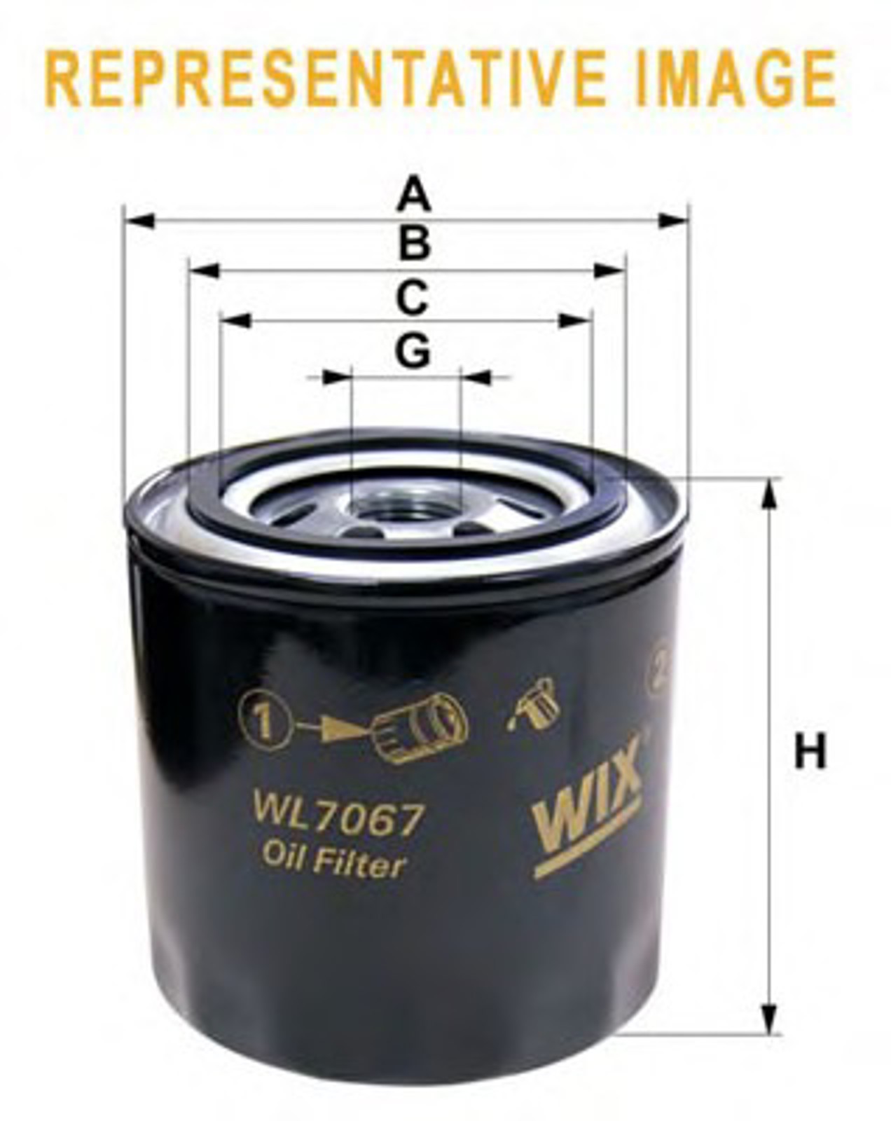 WL7075 WIX FILTERS Фильтр масляный