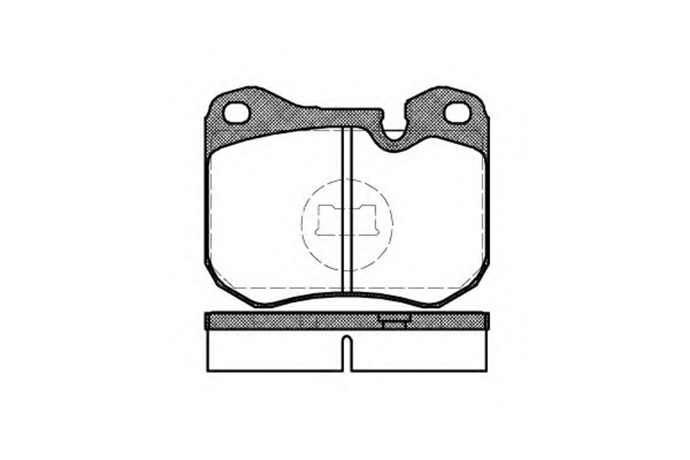 Колодки тормозные дисковые WOKING P0313.00