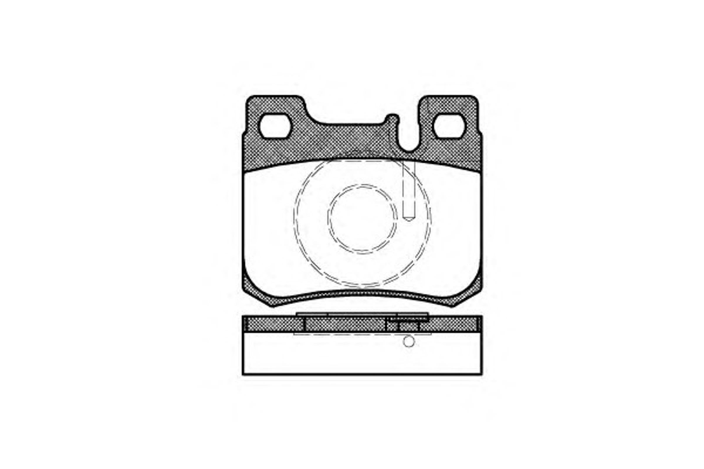 Колодки тормозные дисковые WOKING P0573.20
