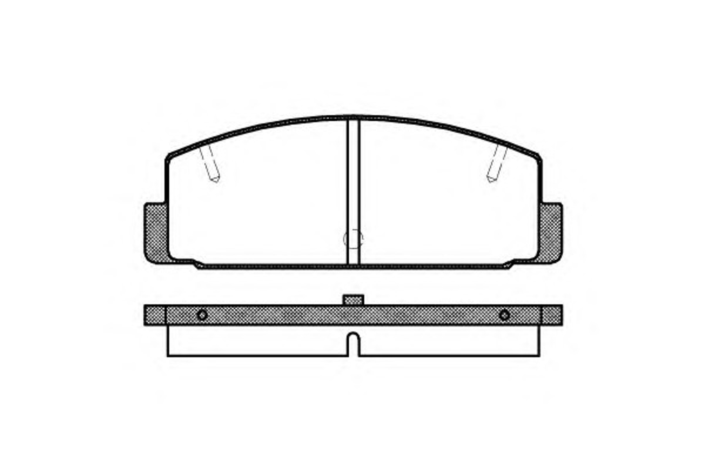 Колодки тормозные дисковые WOKING P0793.10