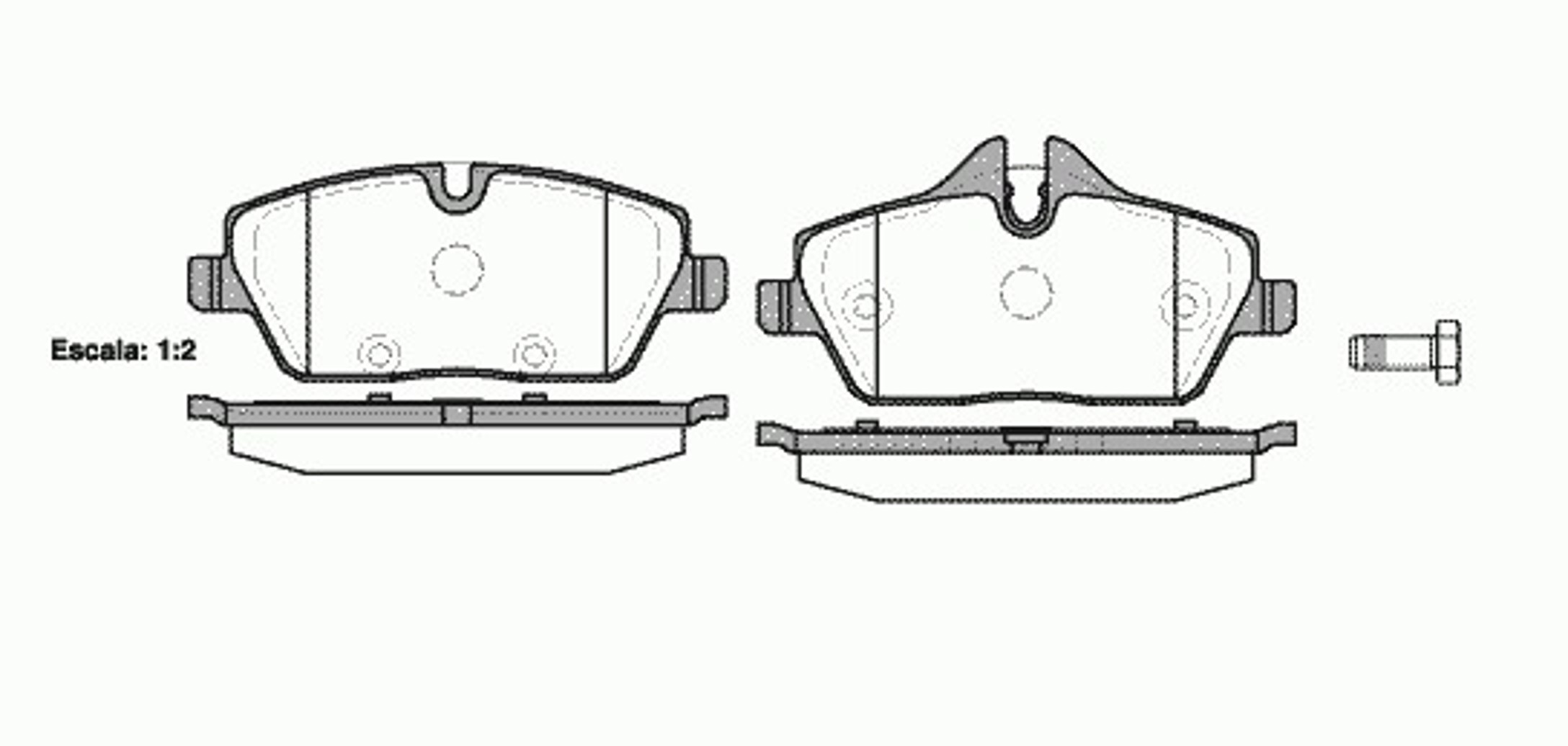 Колодки тормозные дисковые WOKING P10313.10
