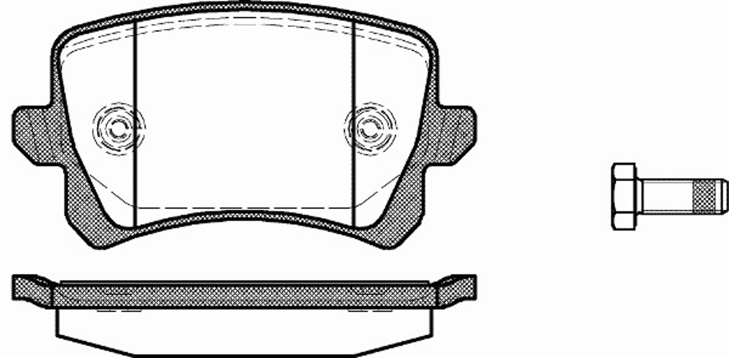 Колодки тормозные дисковые WOKING P12423.00