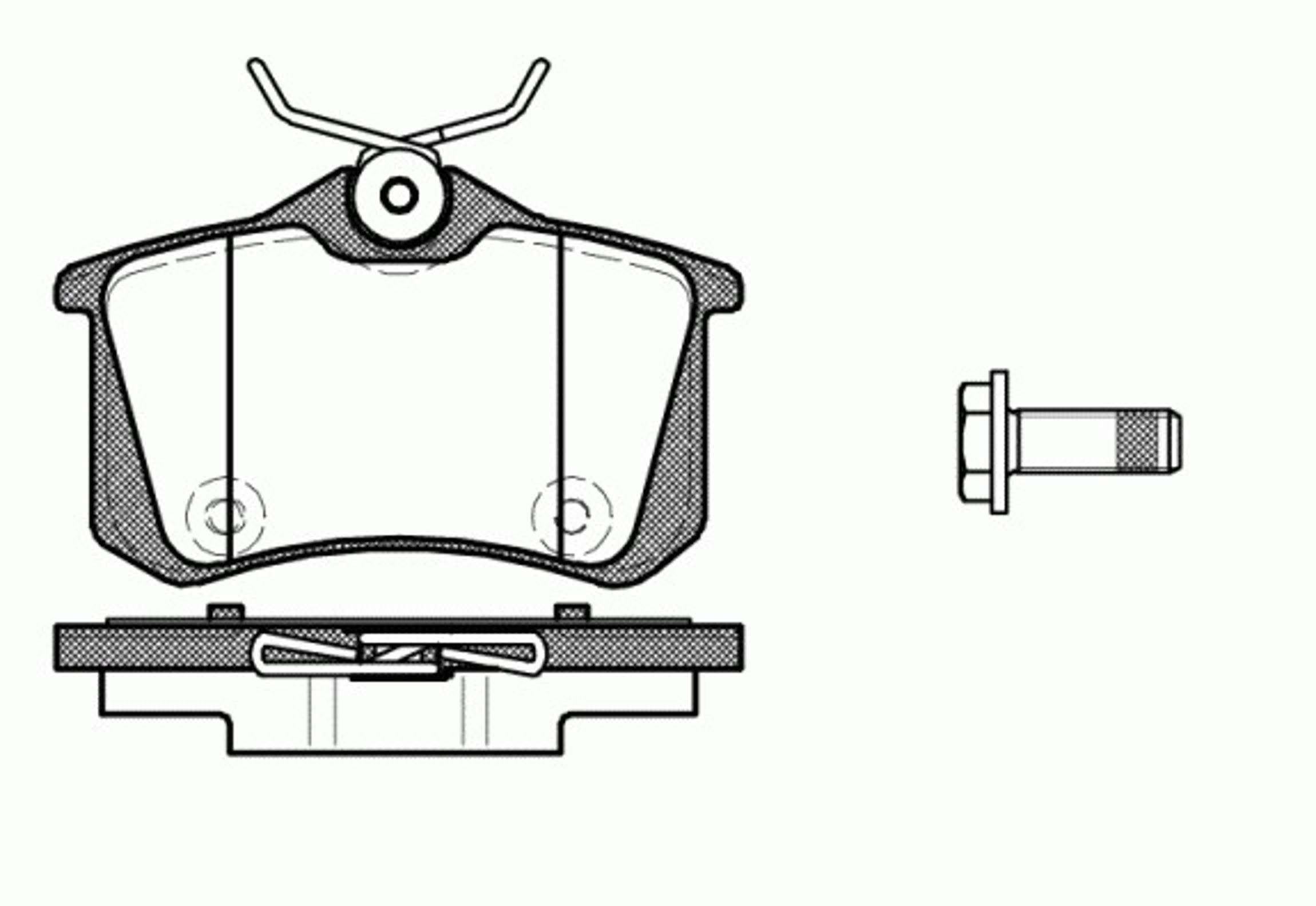Колодки тормозные дисковые WOKING P12913.10
