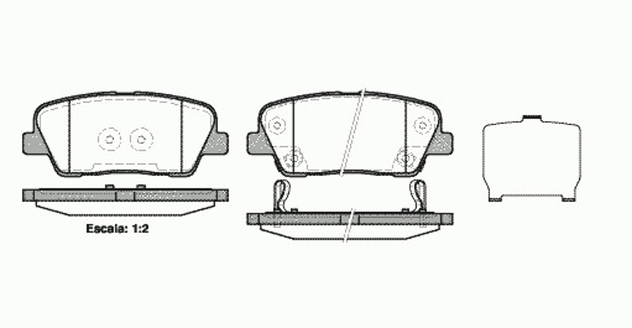 Колодки тормозные дисковые WOKING P13743.02