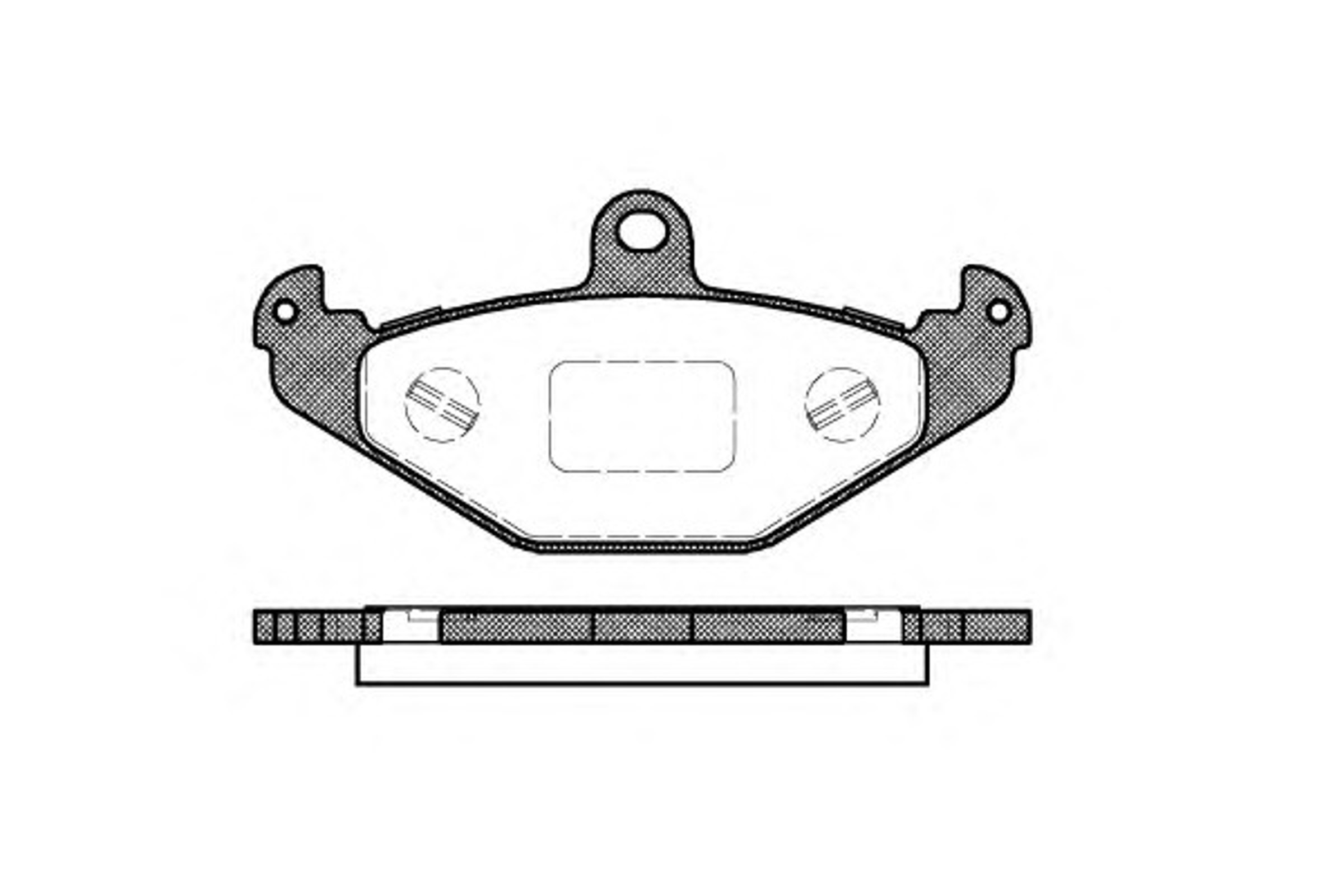 P2453.20 WOKING Колодки тормозные дисковые