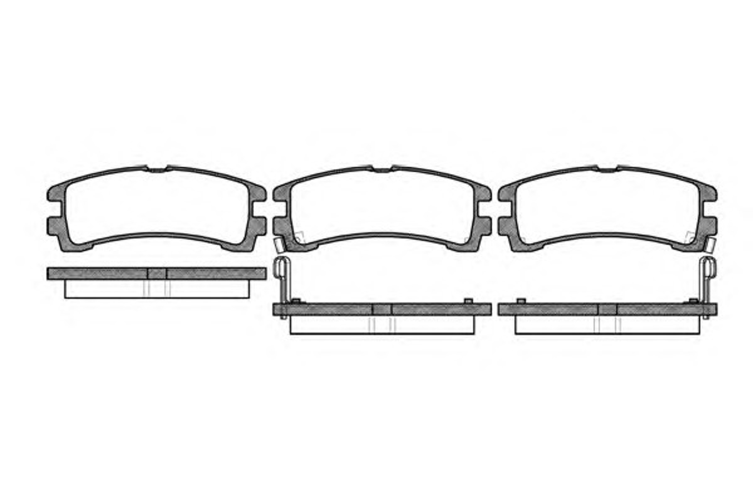 P2473.02 WOKING Колодки тормозные дисковые