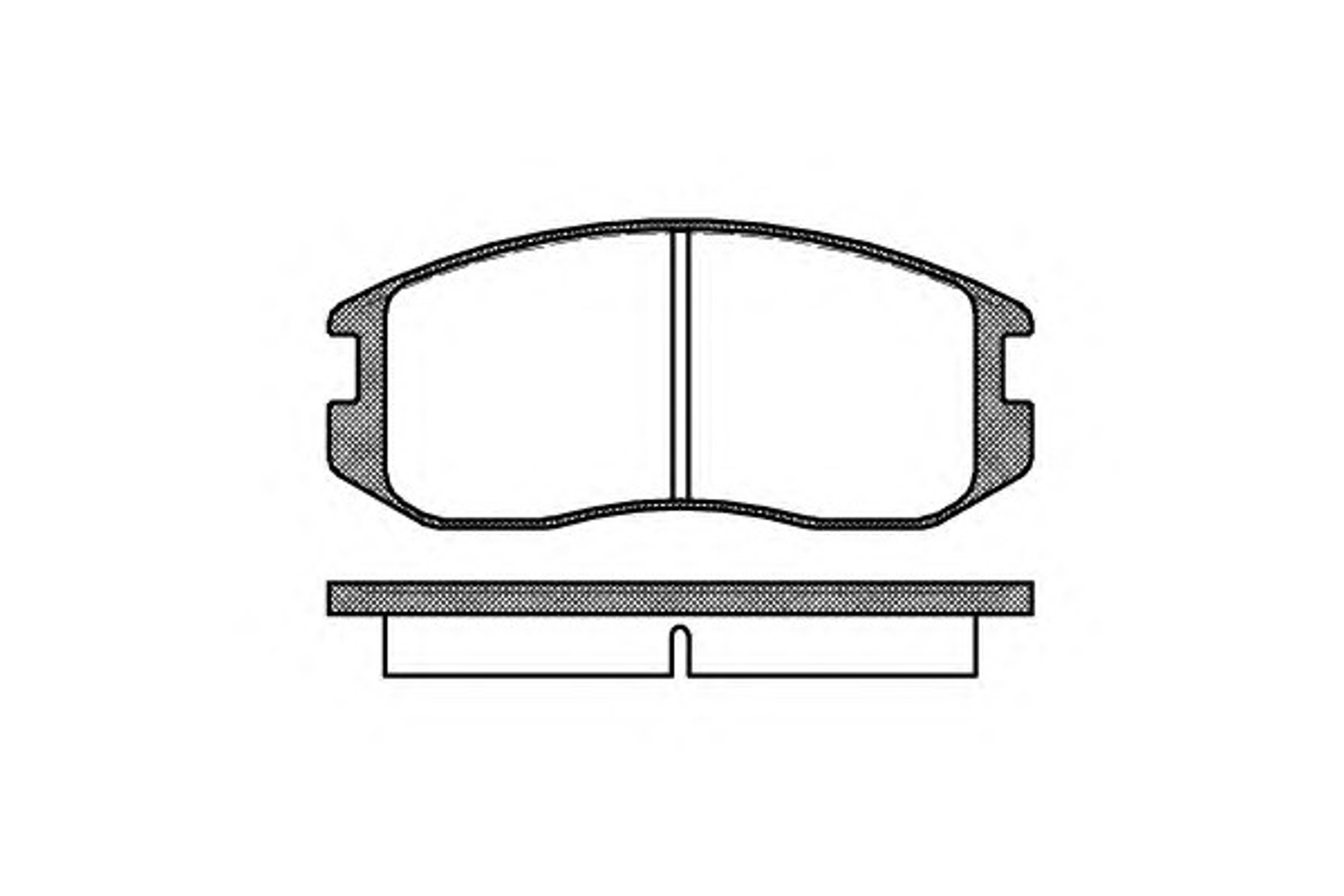Колодки тормозные дисковые WOKING P2573.00