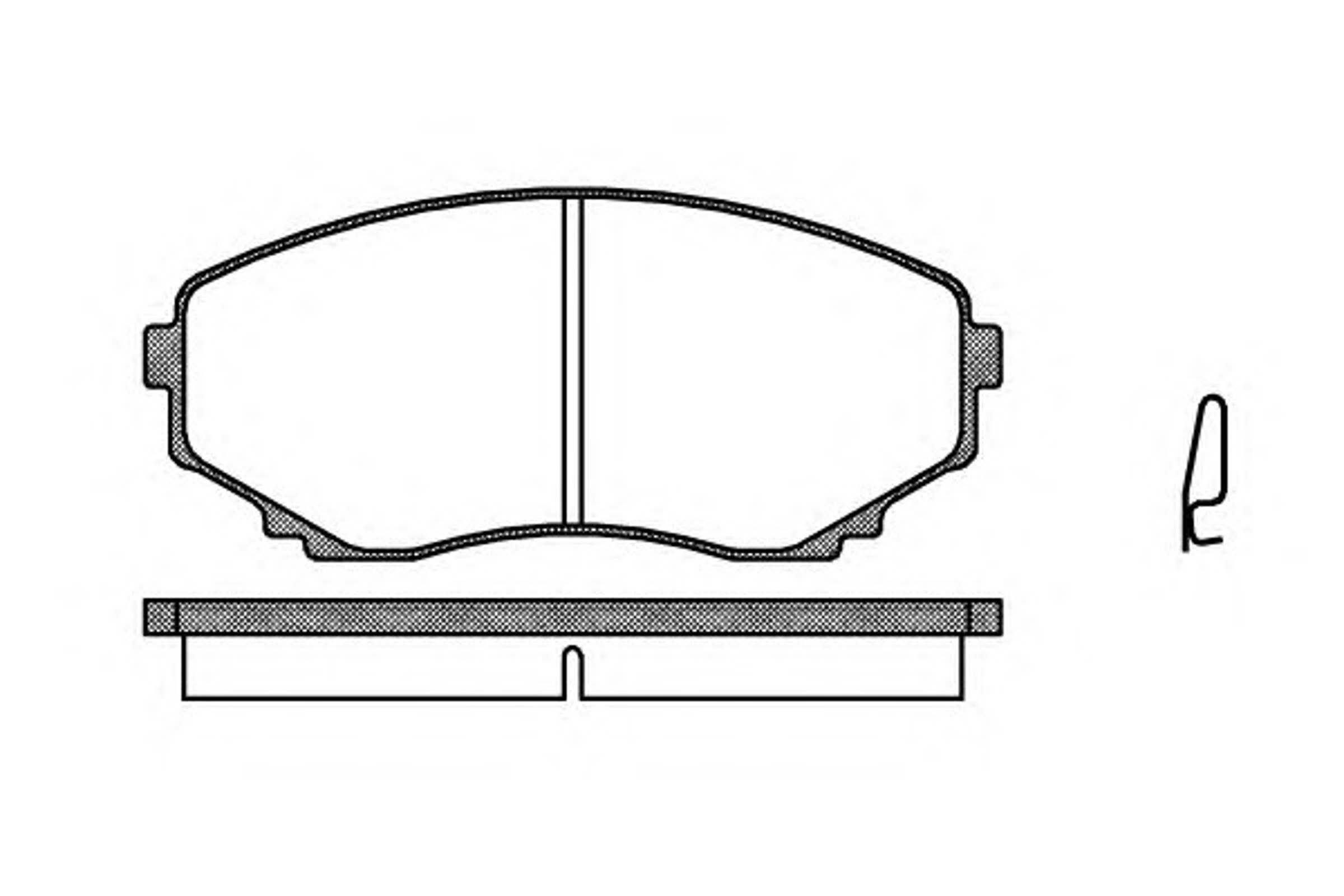 P2973.00 WOKING Колодки тормозные дисковые