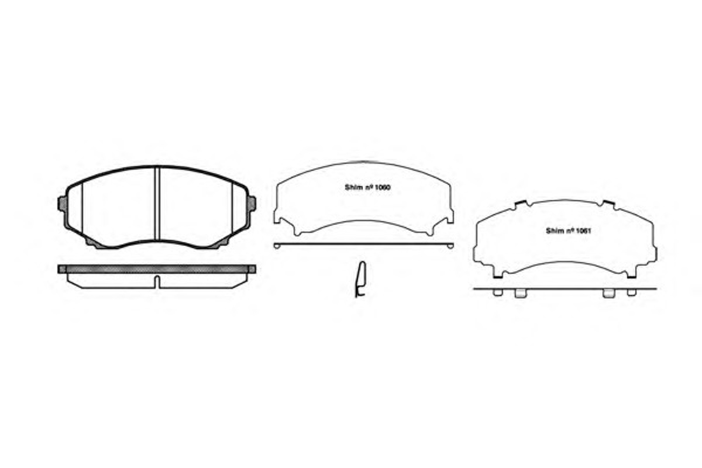 Колодки тормозные дисковые WOKING P2973.22