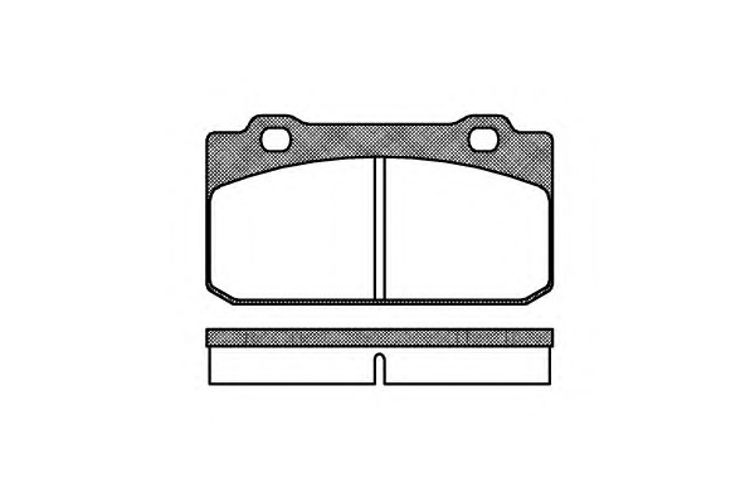 Колодки тормозные дисковые WOKING P3103.00
