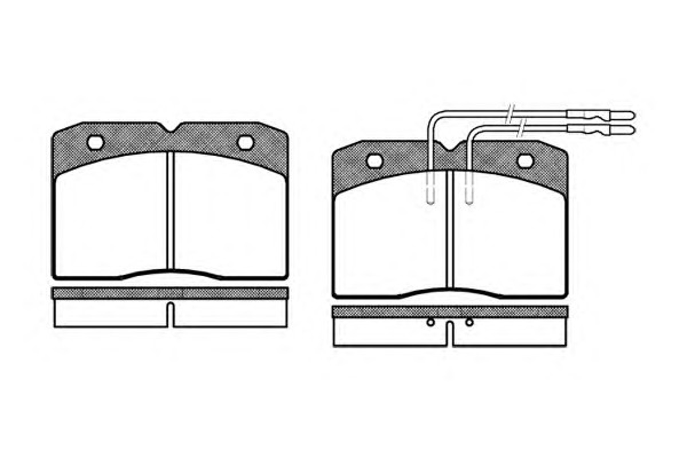 Колодки тормозные дисковые WOKING P3113.04
