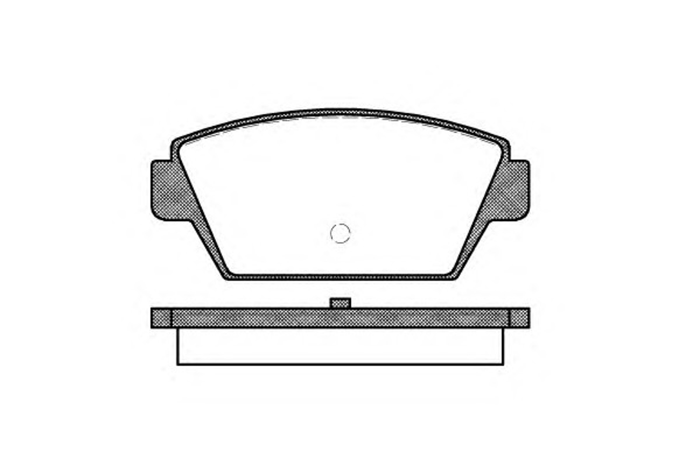 Колодки тормозные дисковые WOKING P3153.00