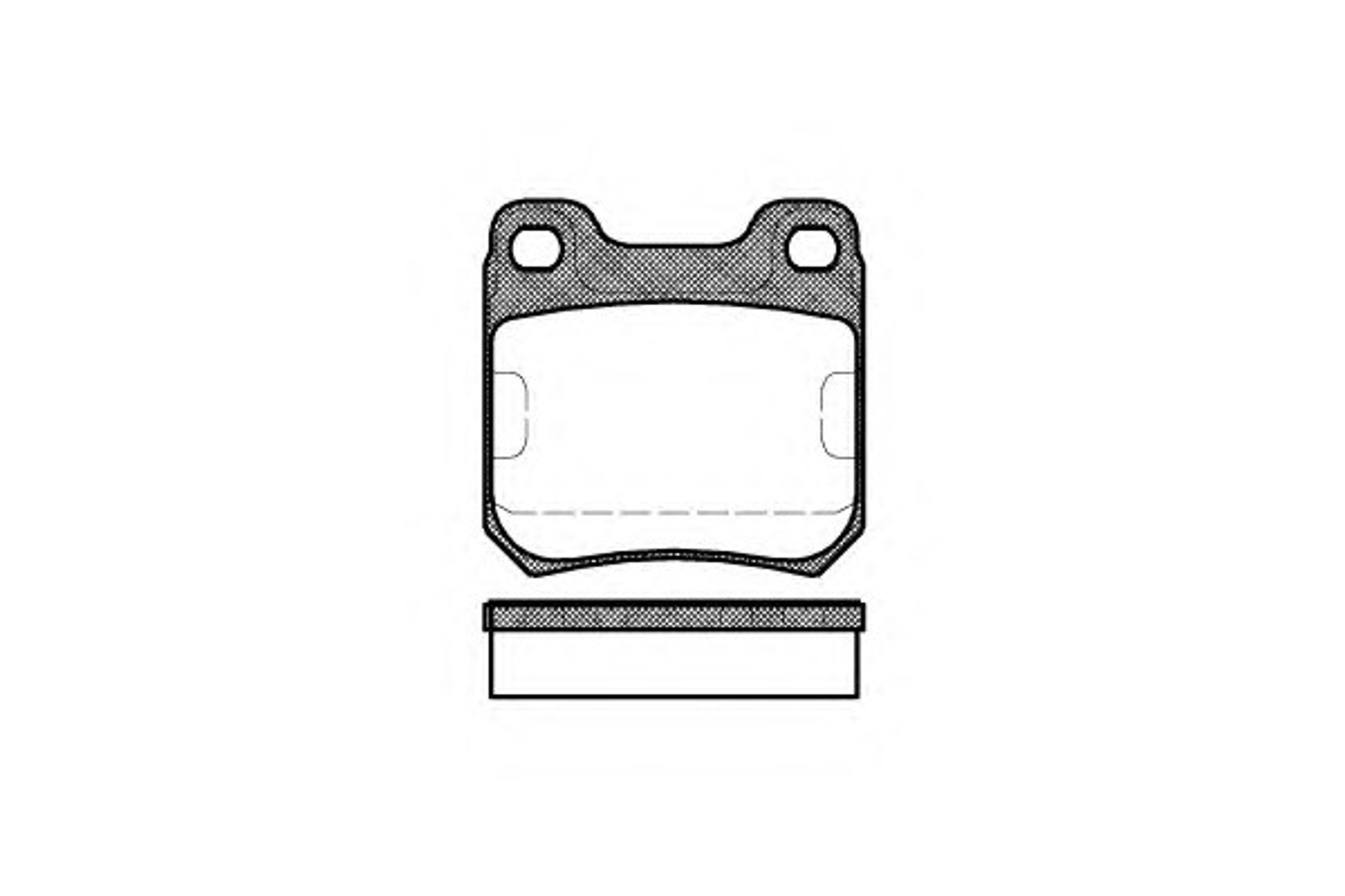 Колодки тормозные дисковые WOKING P3393.00