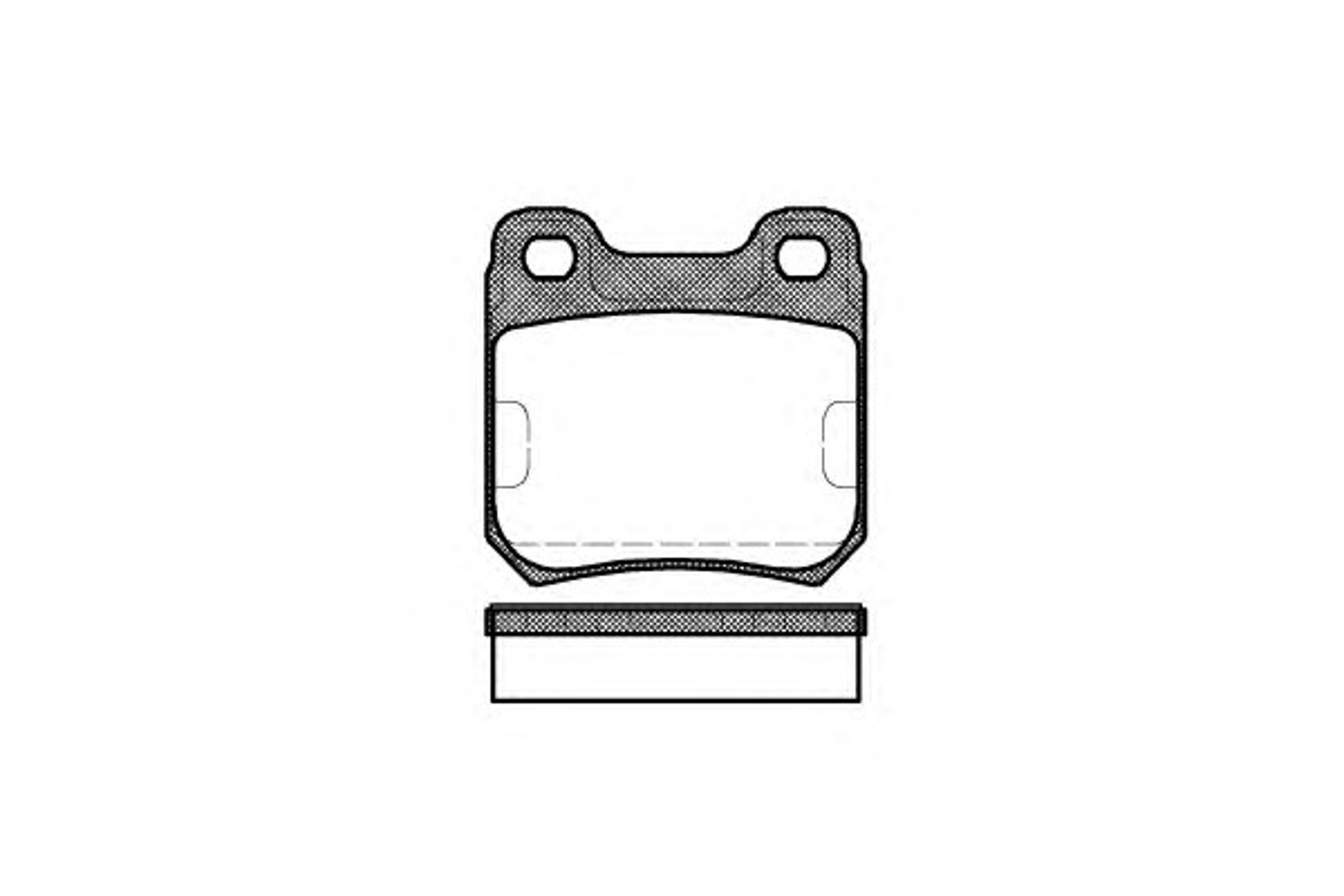 Колодки тормозные дисковые WOKING P3393.10