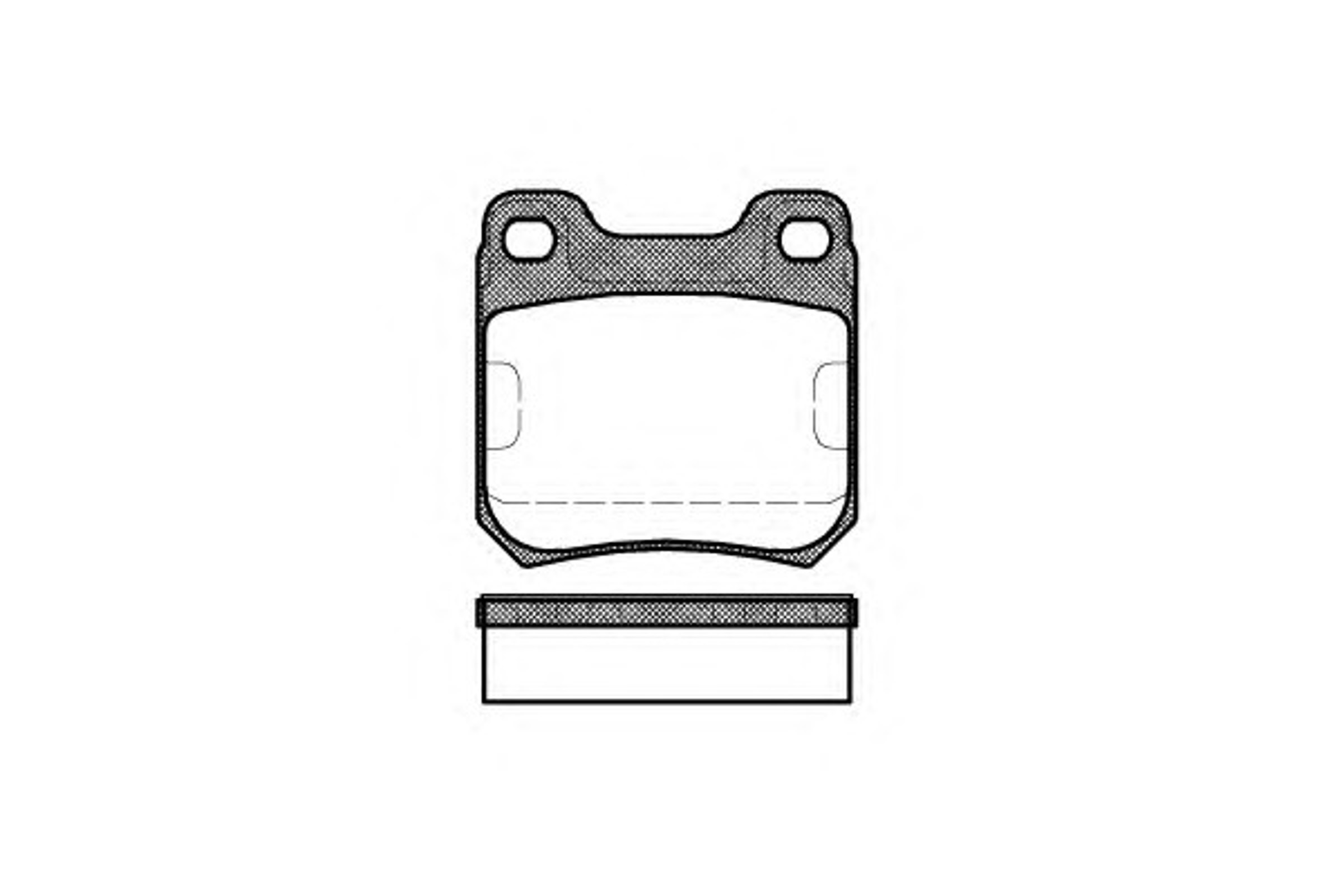 Колодки тормозные дисковые WOKING P3393.40