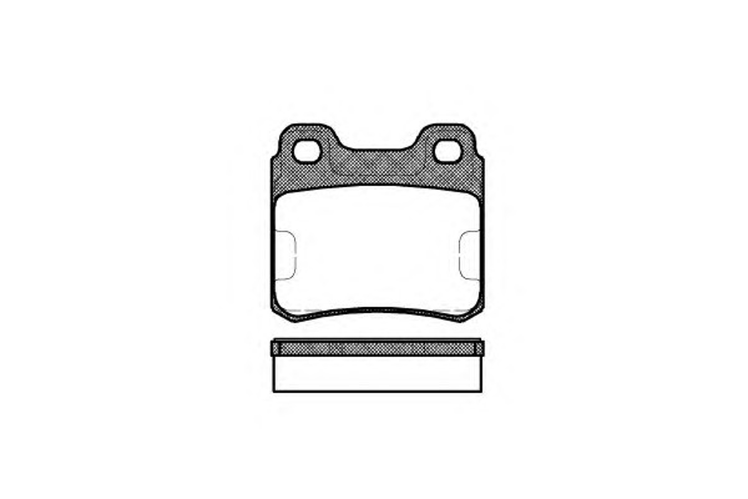 Колодки тормозные дисковые WOKING P3823.00