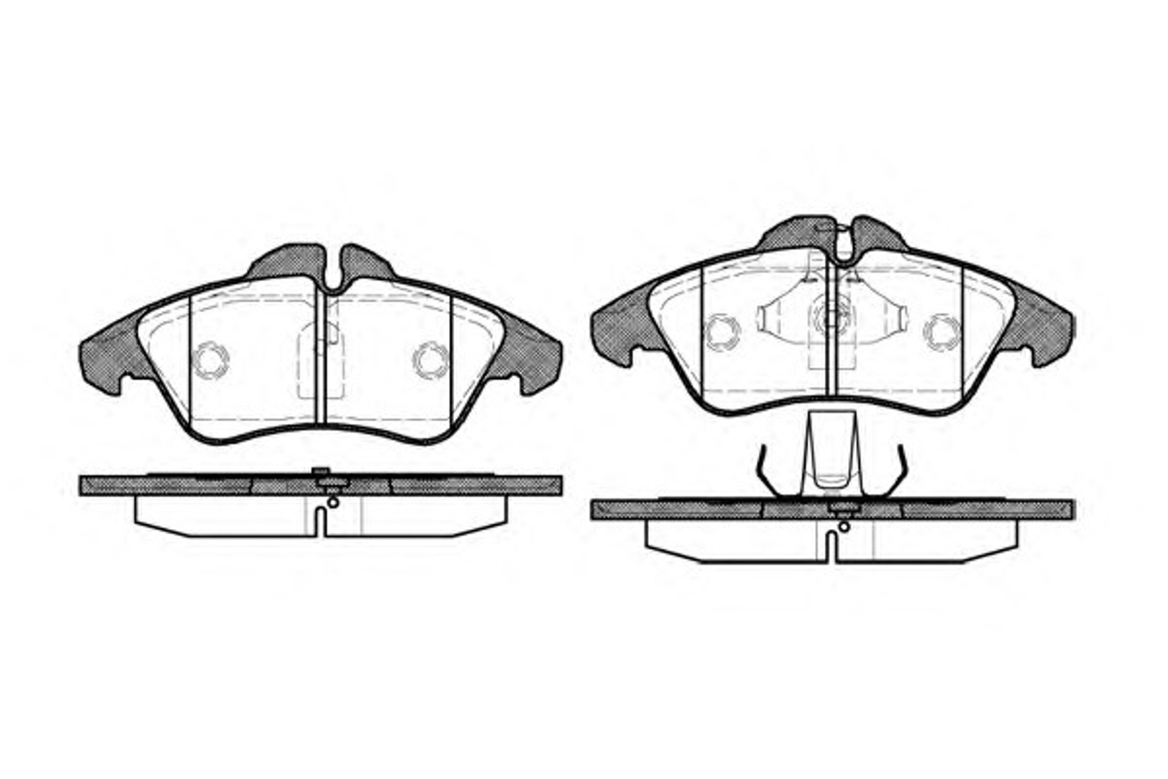 Колодки тормозные дисковые WOKING P4783.00