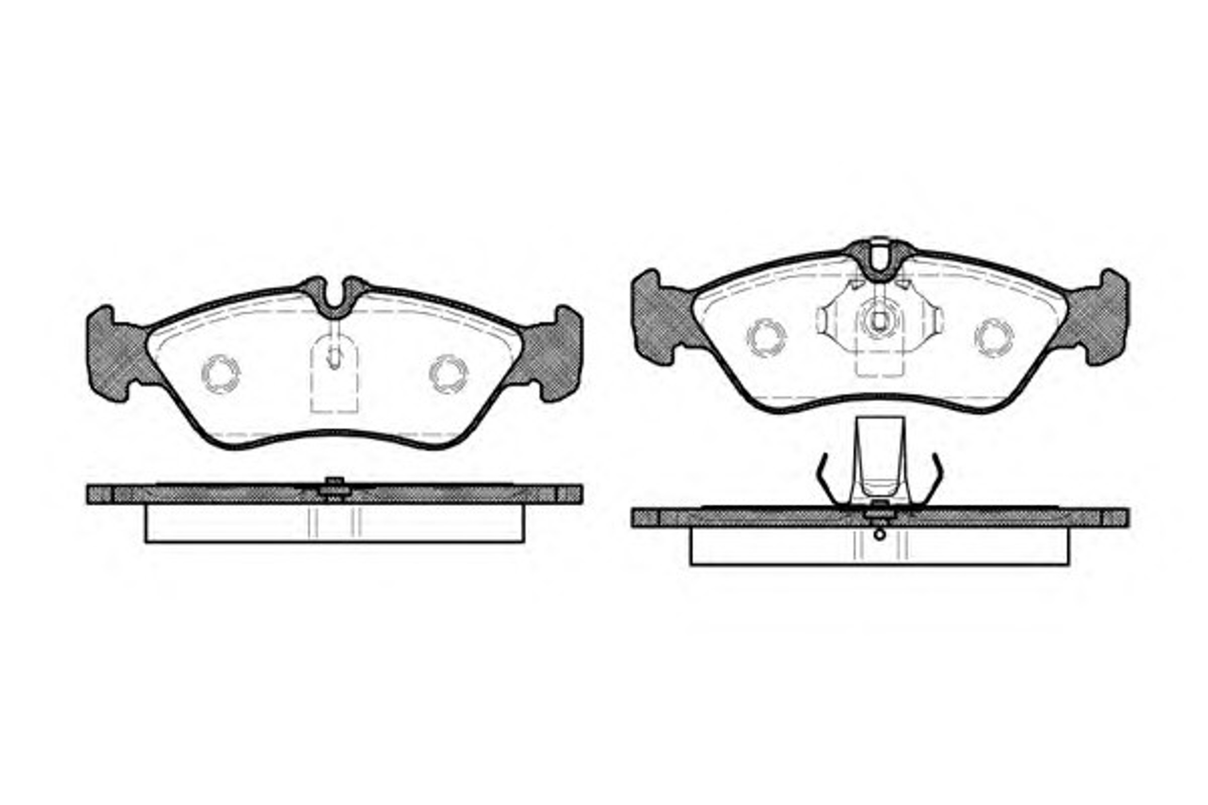Колодки тормозные дисковые WOKING P4803.00