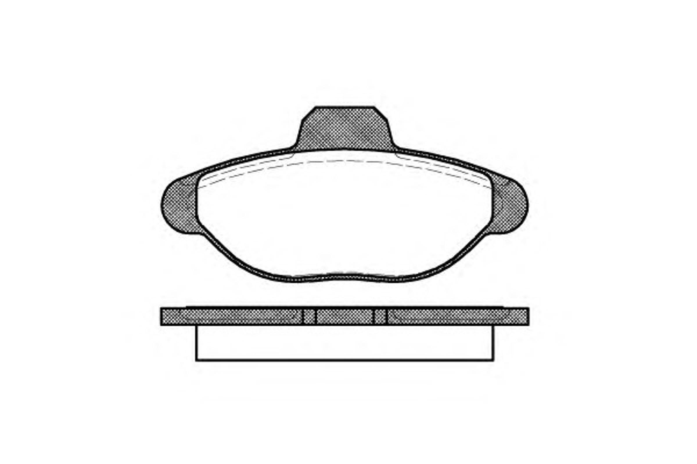 Колодки тормозные дисковые WOKING P5143.00