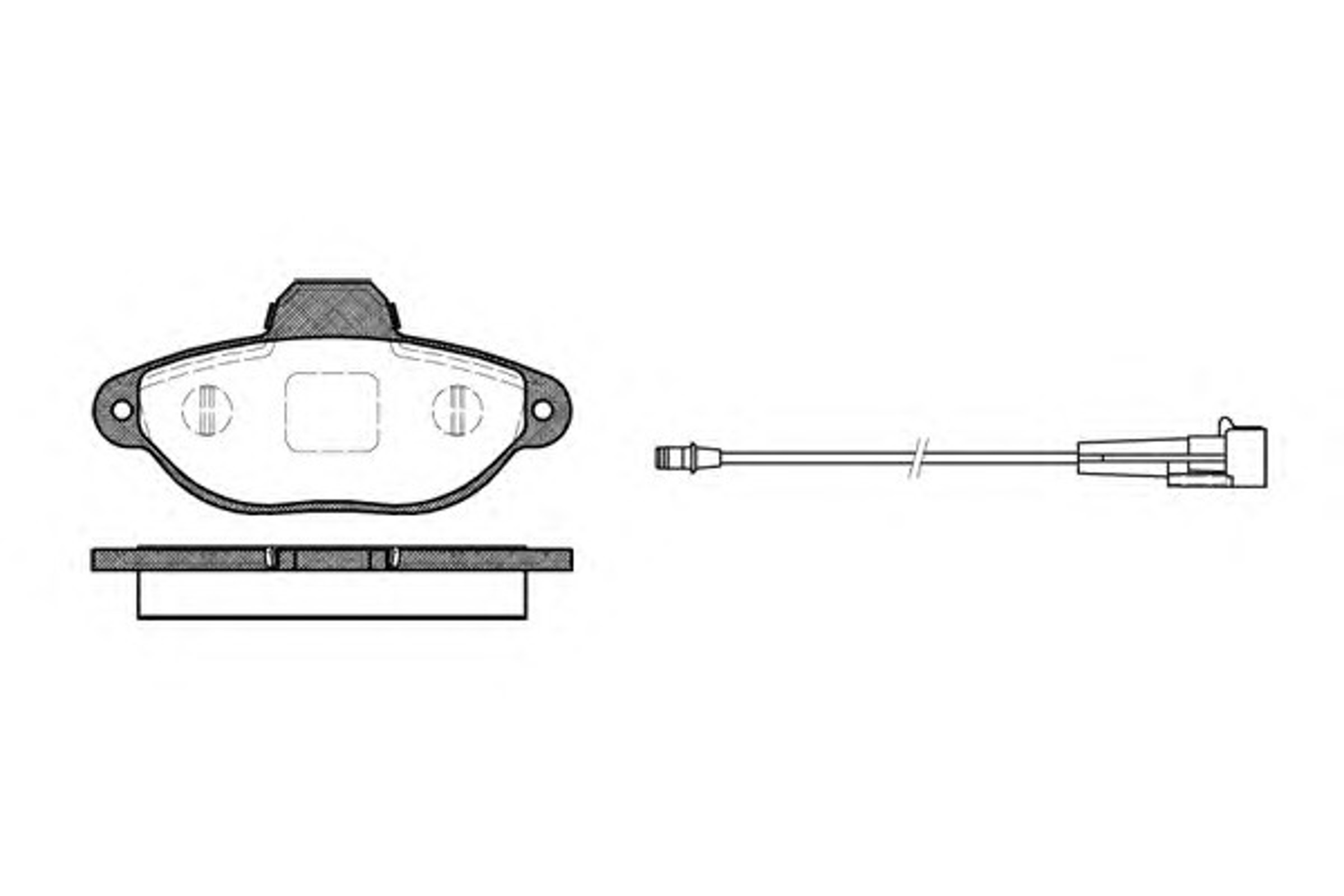 P5143.01 WOKING Колодки тормозные дисковые