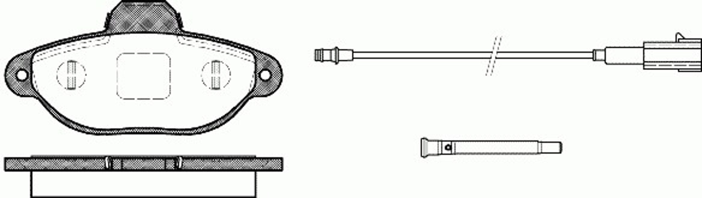Колодки тормозные дисковые WOKING P5143.21