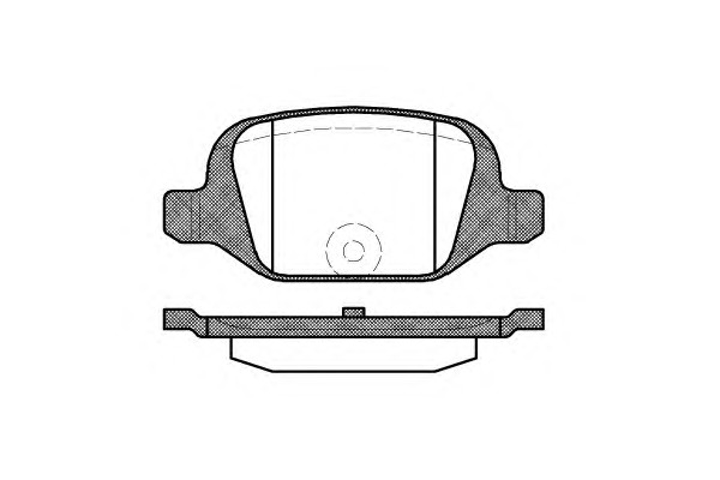 Колодки тормозные дисковые WOKING P6273.00