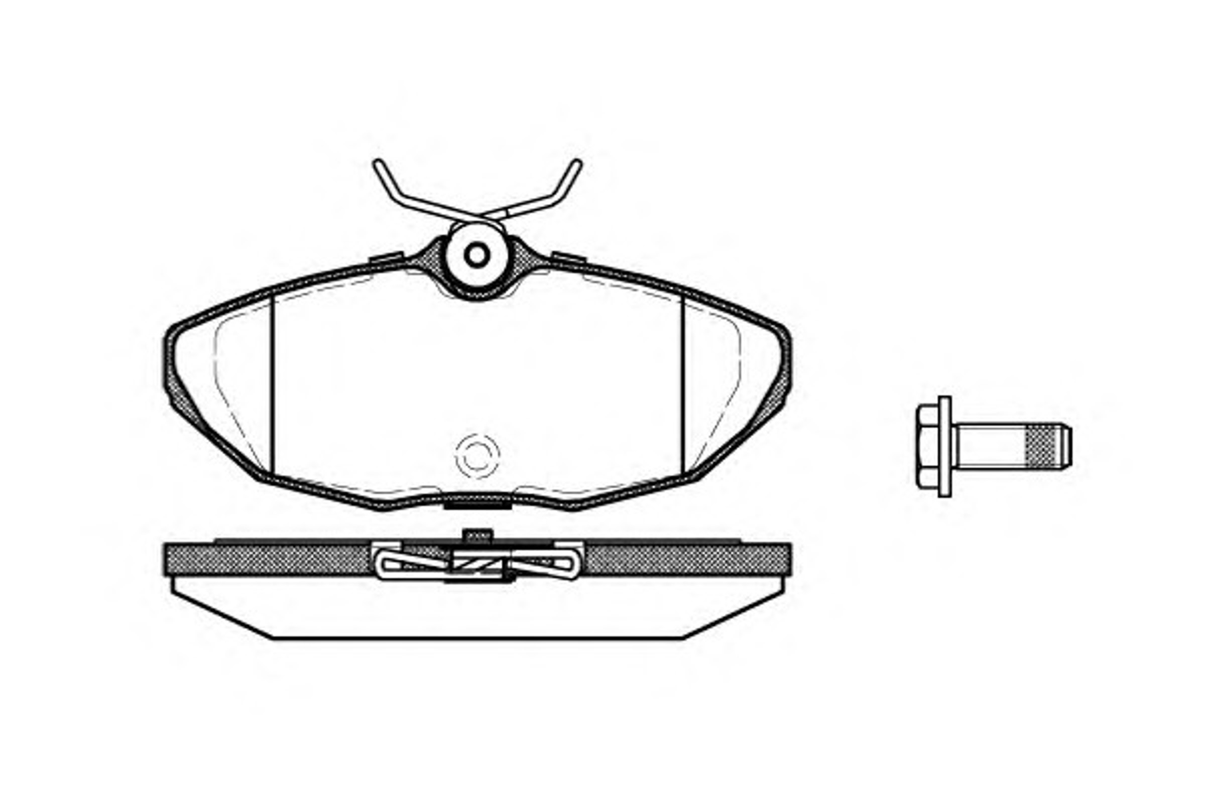 Колодки тормозные дисковые WOKING P6323.00