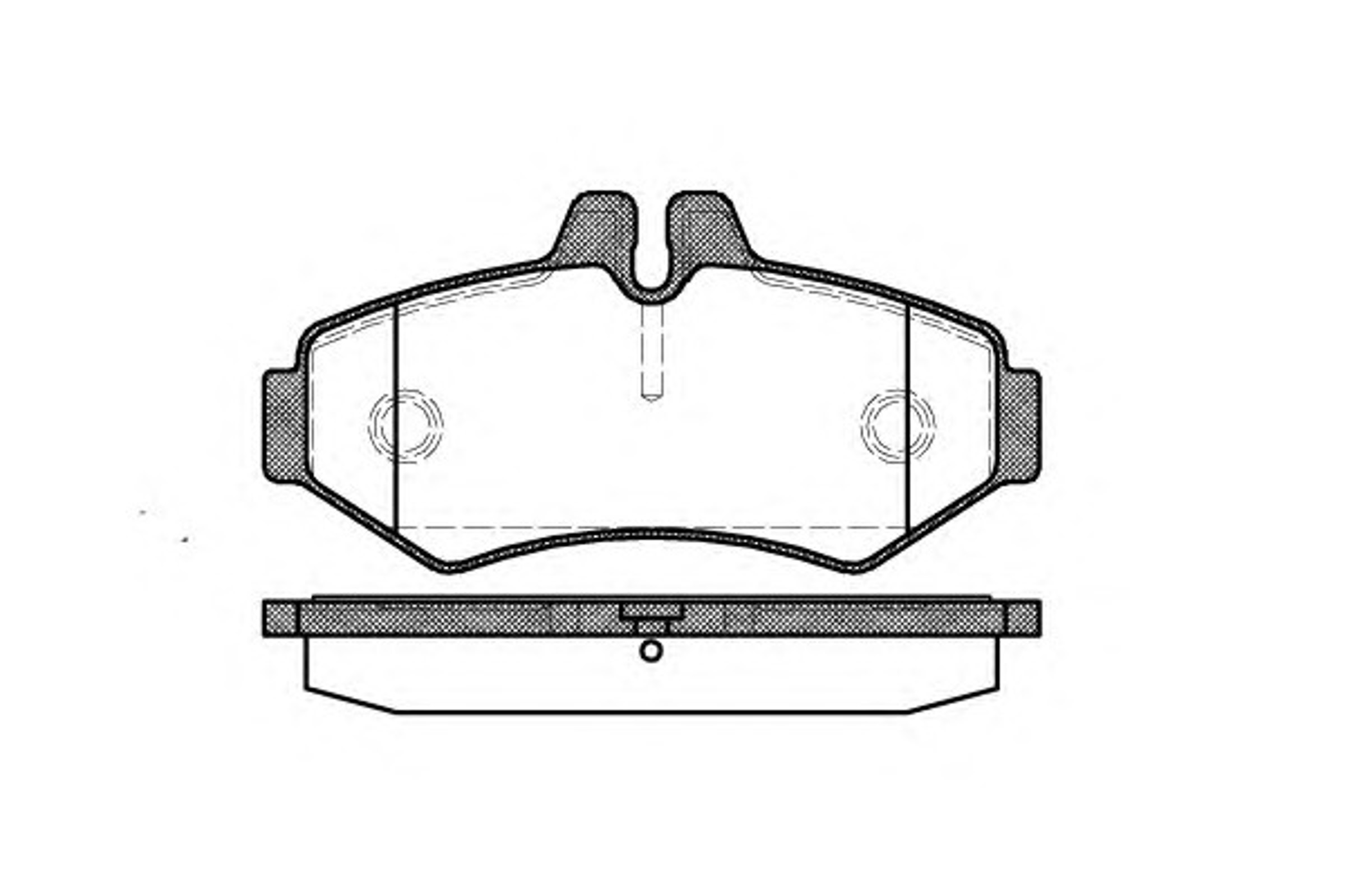 P6333.00 WOKING Колодки тормозные дисковые