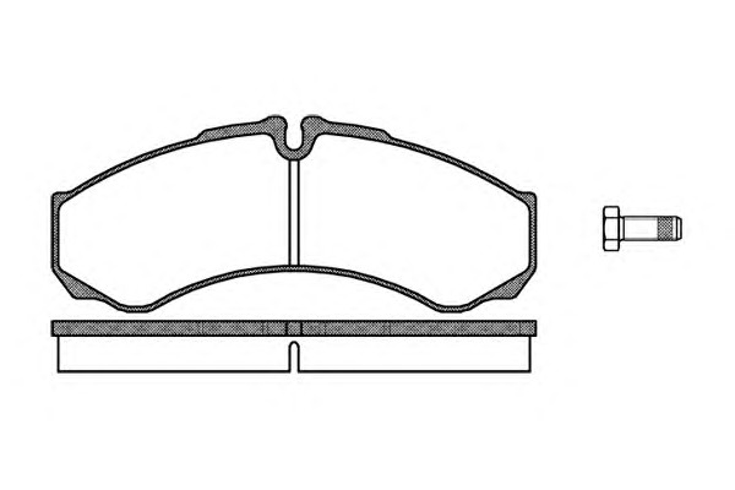 P7513.10 WOKING Колодки тормозные дисковые