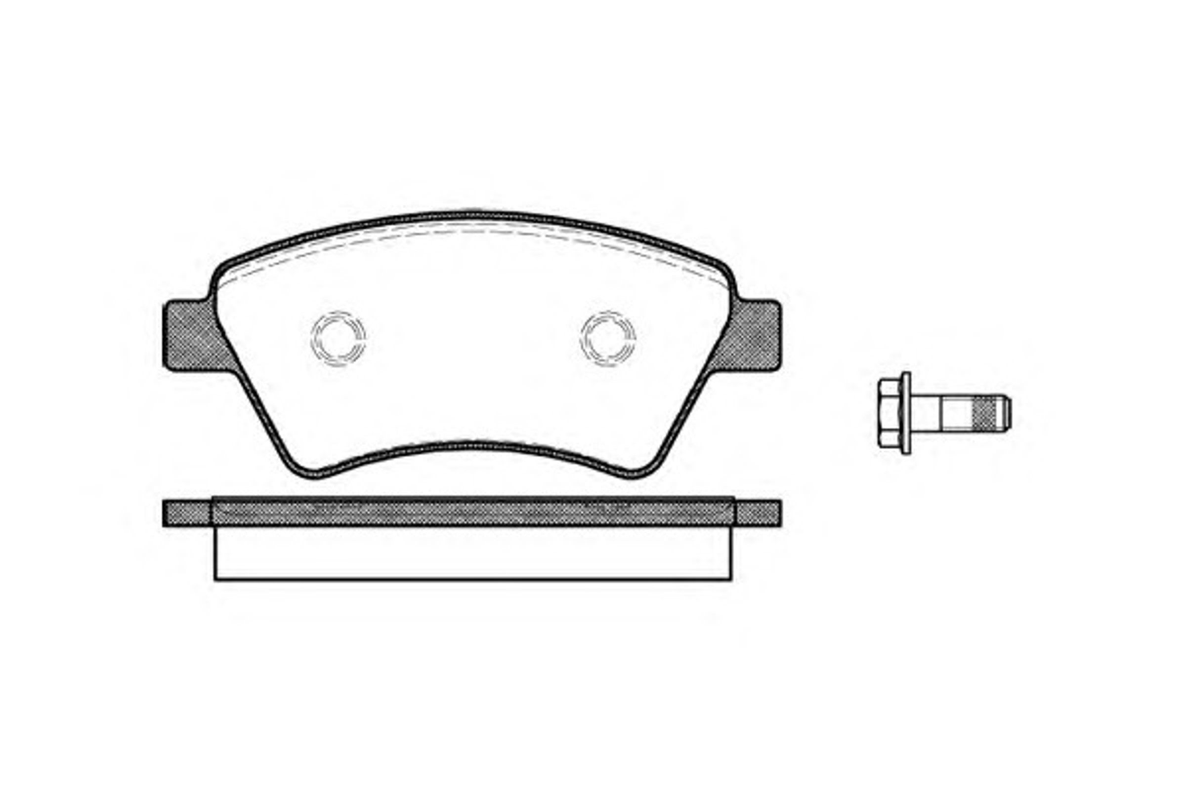 Колодки тормозные дисковые WOKING P8763.10