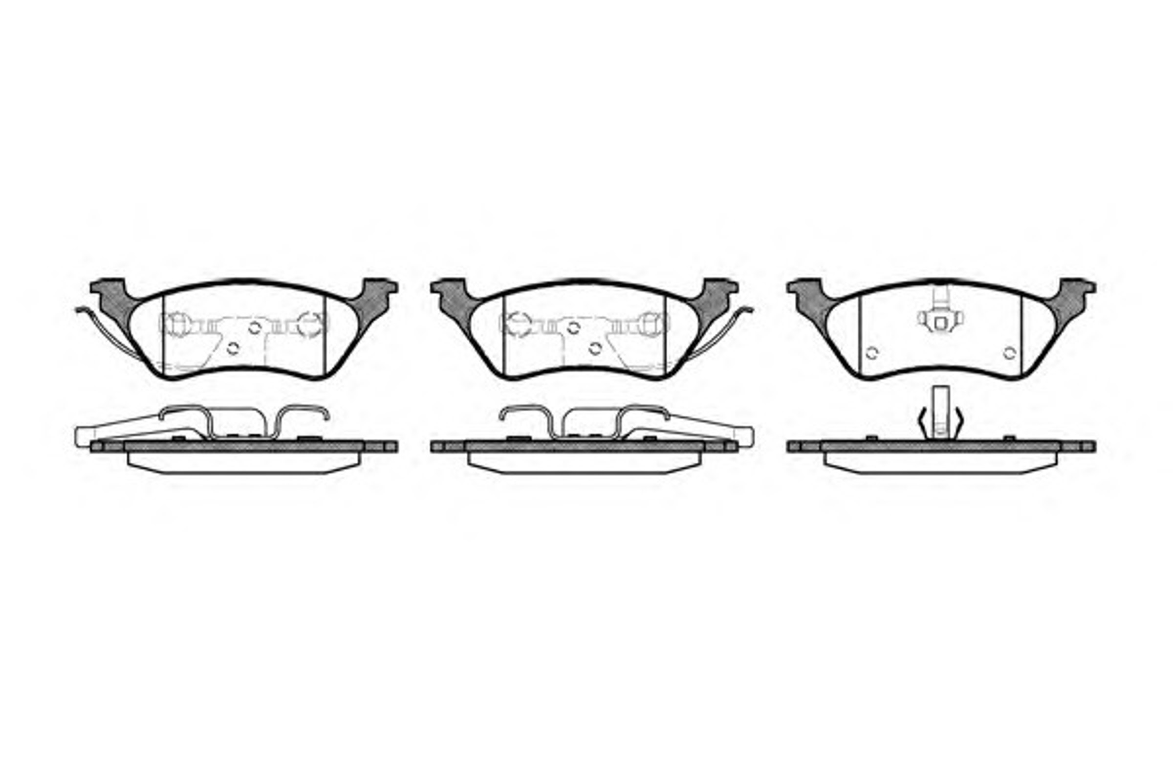 Колодки тормозные дисковые WOKING P9113.00
