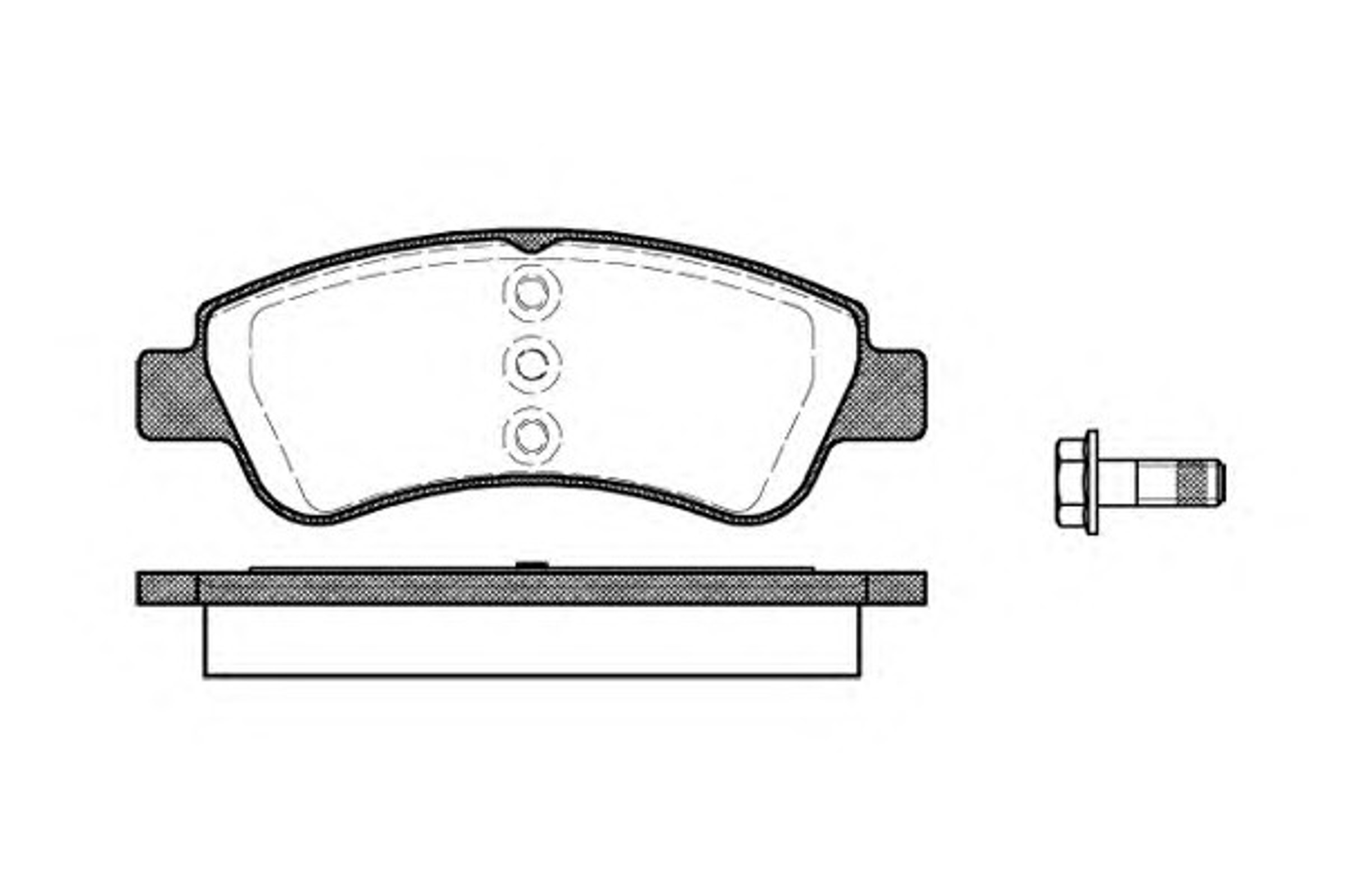 Колодки тормозные дисковые WOKING P9403.20
